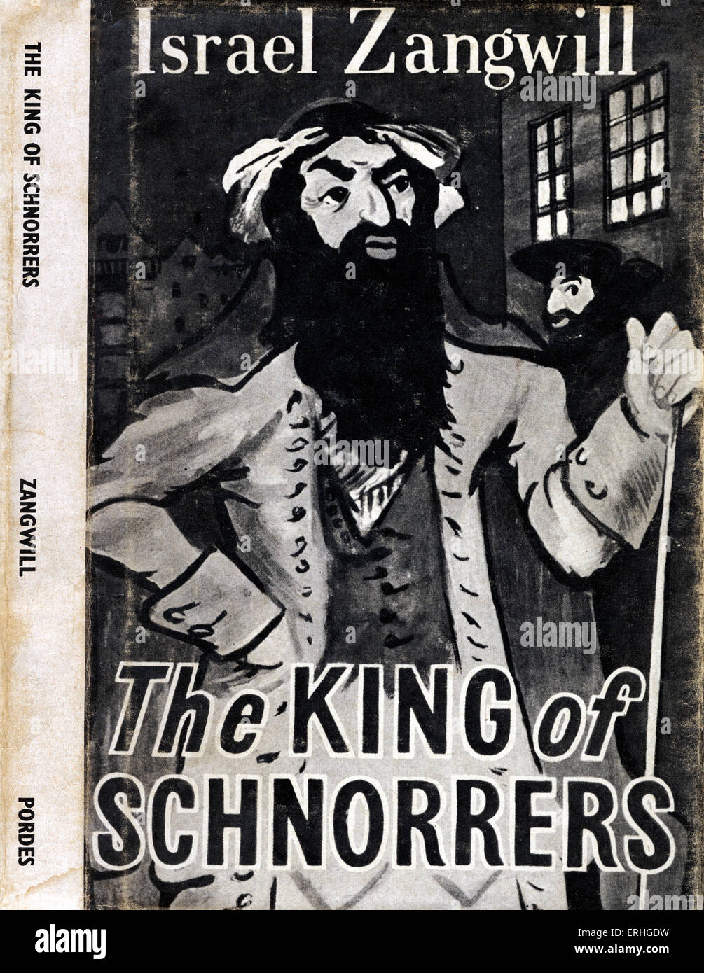 Israel Zangwill Roman "The King of die größte". Britischer Schriftsteller 14. Februar 1864 - 1. August 1926. Zuerst veröffentlicht 1894. Stockfoto