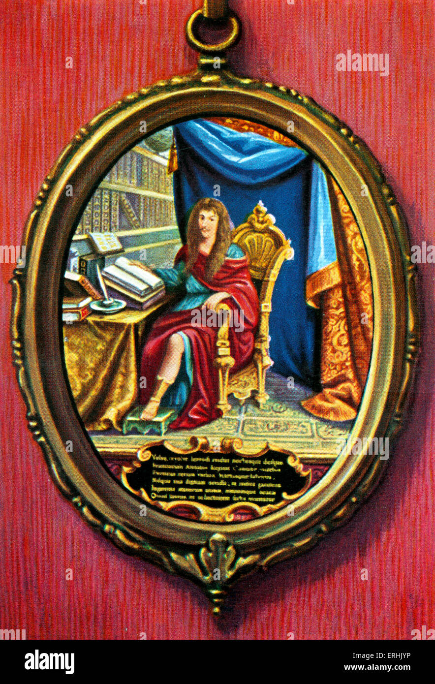 Louis II. de Bourbon, Prince de Condé. Porträt des französischen Soldaten. Er hat als "Französisch-Alexander" bezeichnet wurde. 8 Stockfoto