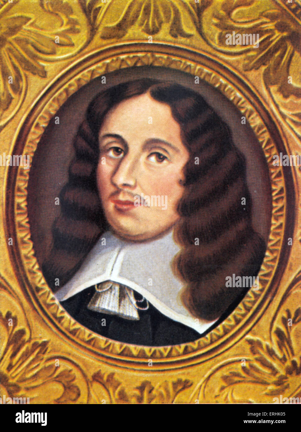 Molière, Jean-Baptiste Poquelin geboren. Porträt des französischen Theaters Schriftsteller, Regisseur und Schauspieler, einer der Meister des Comics Stockfoto
