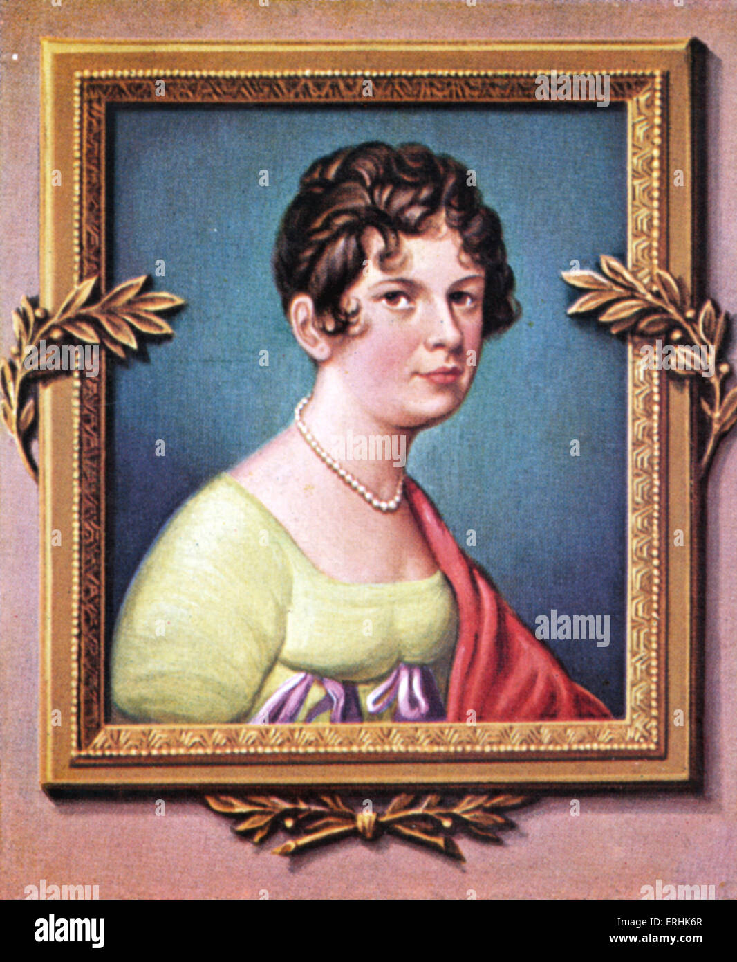 Madame de Lefebvre. Porträt der Herzogin von Danzig, Ehefrau von François Joseph Lefebvre, Marschall von Frankreich. Sie ist die Heldin Stockfoto