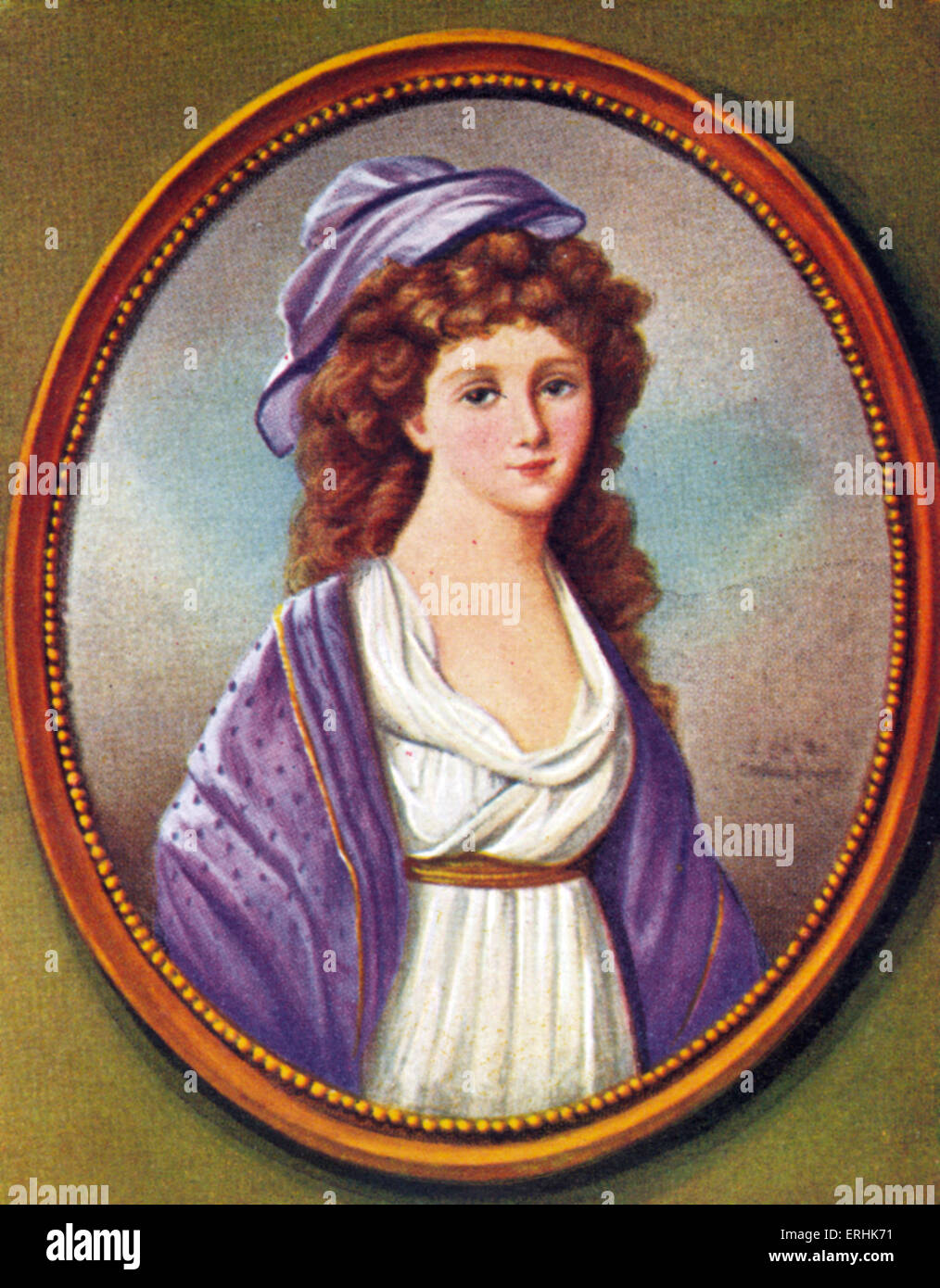 Louise Auguste Wilhelmine Amalie. Porträt der Königin von Preußen. 10. März 1776 - 19. Juli 1810 Stockfoto