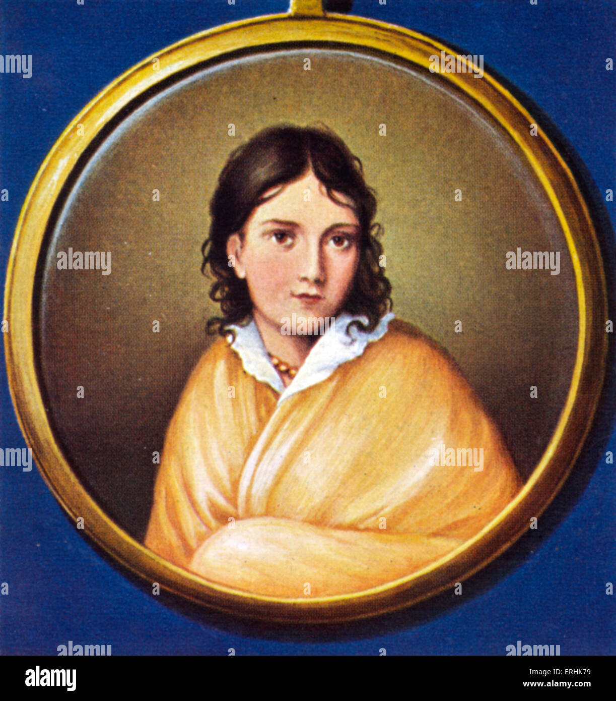 Bettina von Arnim. Porträt der Gräfin von Arnim. Deutscher Schriftsteller. 4. April 1785 – 20. Januar 1859 Stockfoto
