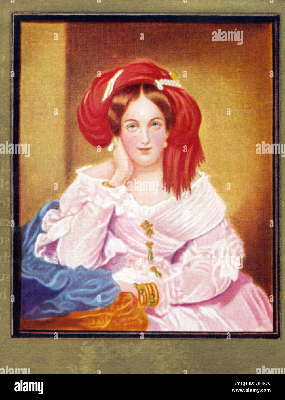 Melanie Zichy von Metternich. Porträt der Frau des österreichischen Politiker Klemens Wenzel Lothar Fürst von Metternich. Ungarisch Stockfoto