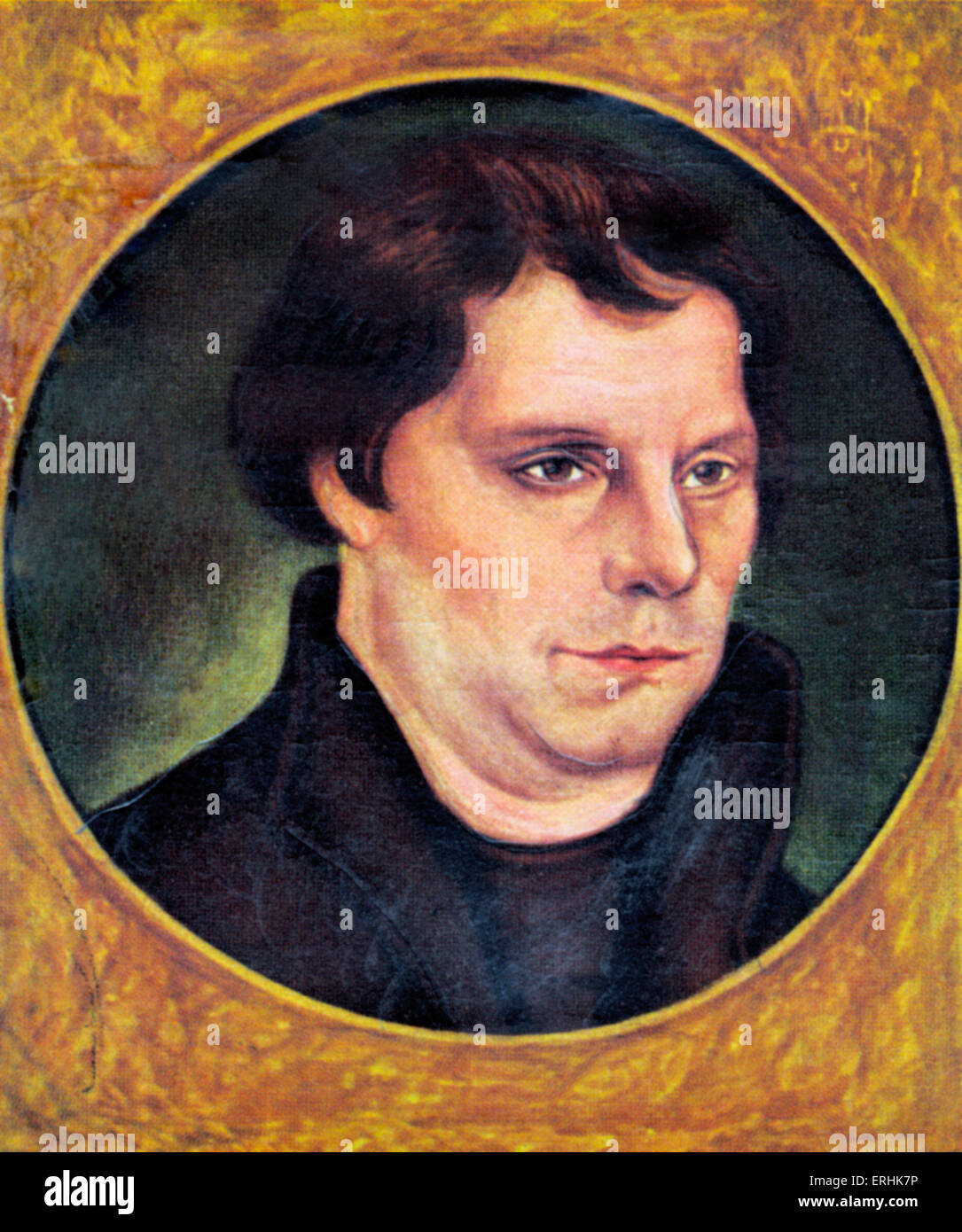 Martin Luther. Porträt des deutschen Mönch und Theologe. 10 November 1483 – 18 Februar 1546 Stockfoto