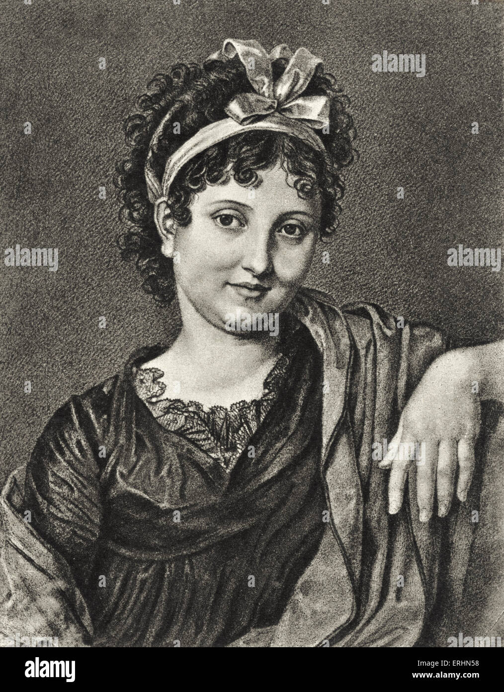 Christiane Vulpius - Geliebte und Ehefrau von Goethe 1765 – 1816 Stockfoto