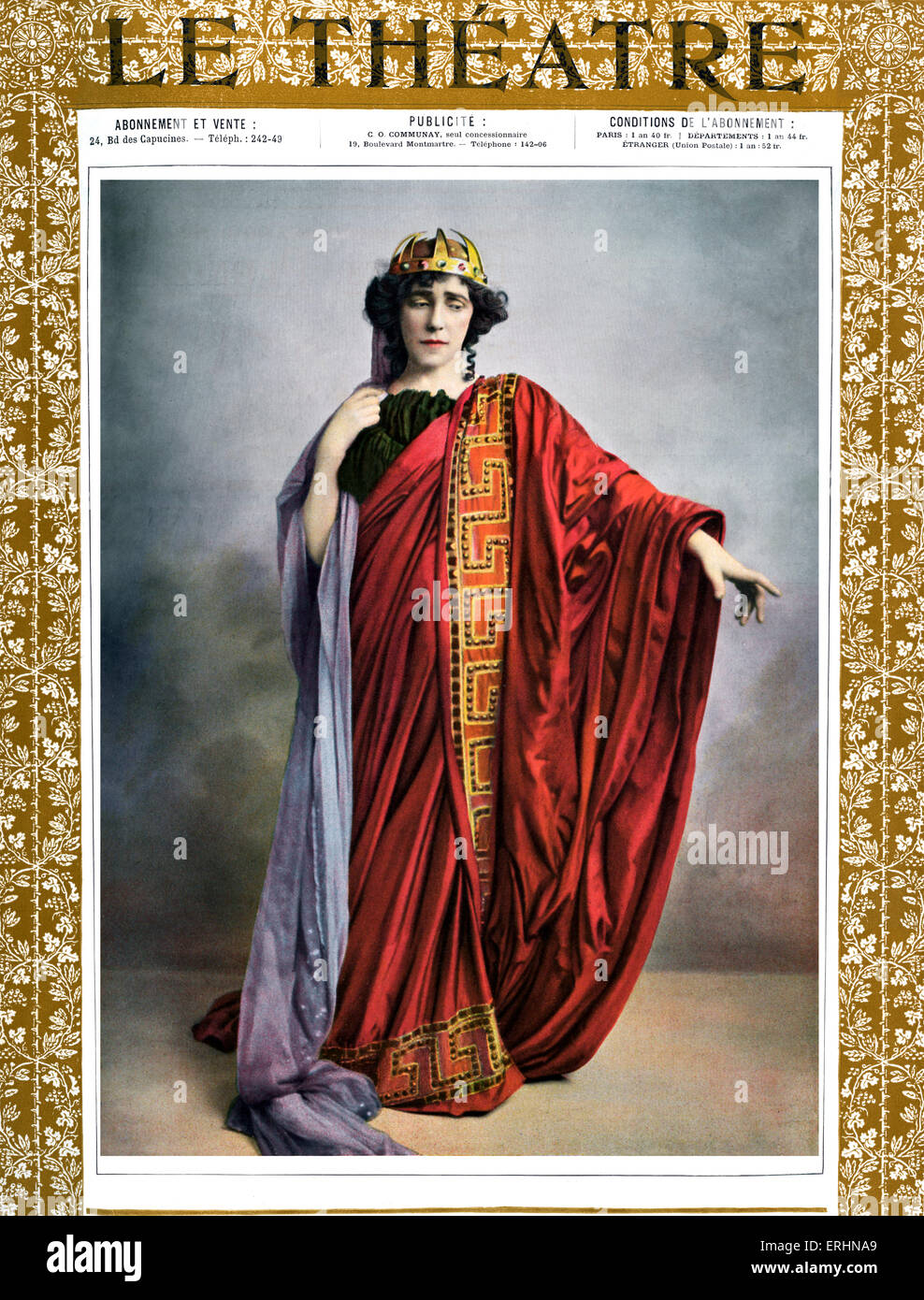 Frau Baum als Agrippina in Nero seine Majestät Theatre, London 1906. Nero von Stephen Phillips. Helen Maud Holt (1863 – 1937), die Stockfoto