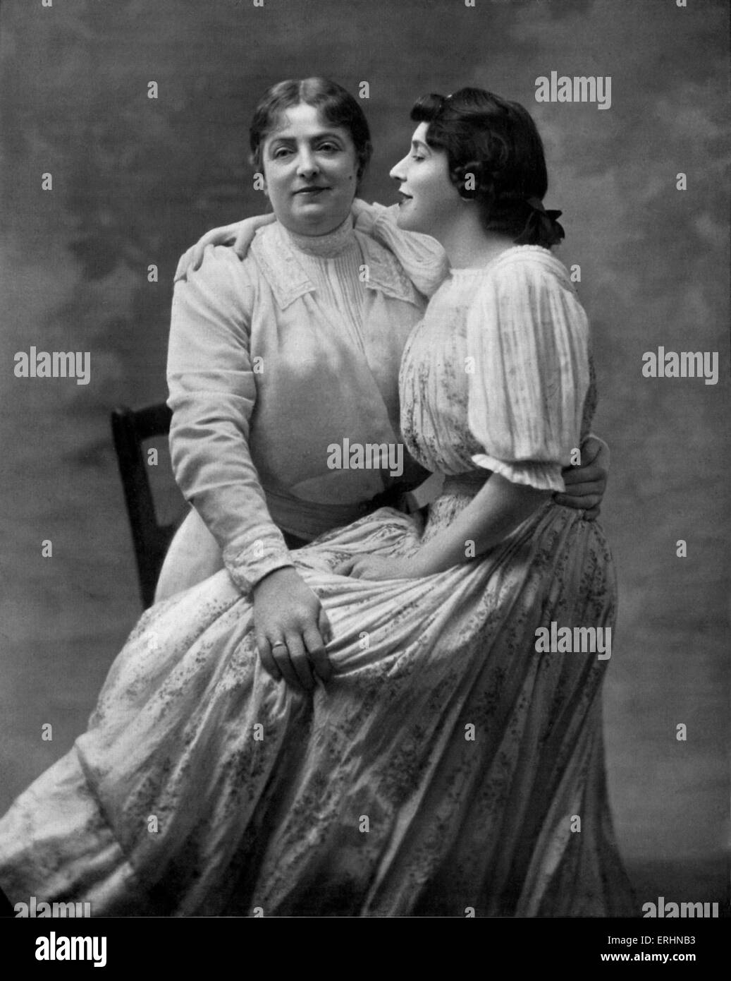 Miquette et Sa Mere am Theater des Weinguts / Variétés 1906 Komödie G A de Caillavet und R de Flers.  Marie Magnier als Madame Stockfoto