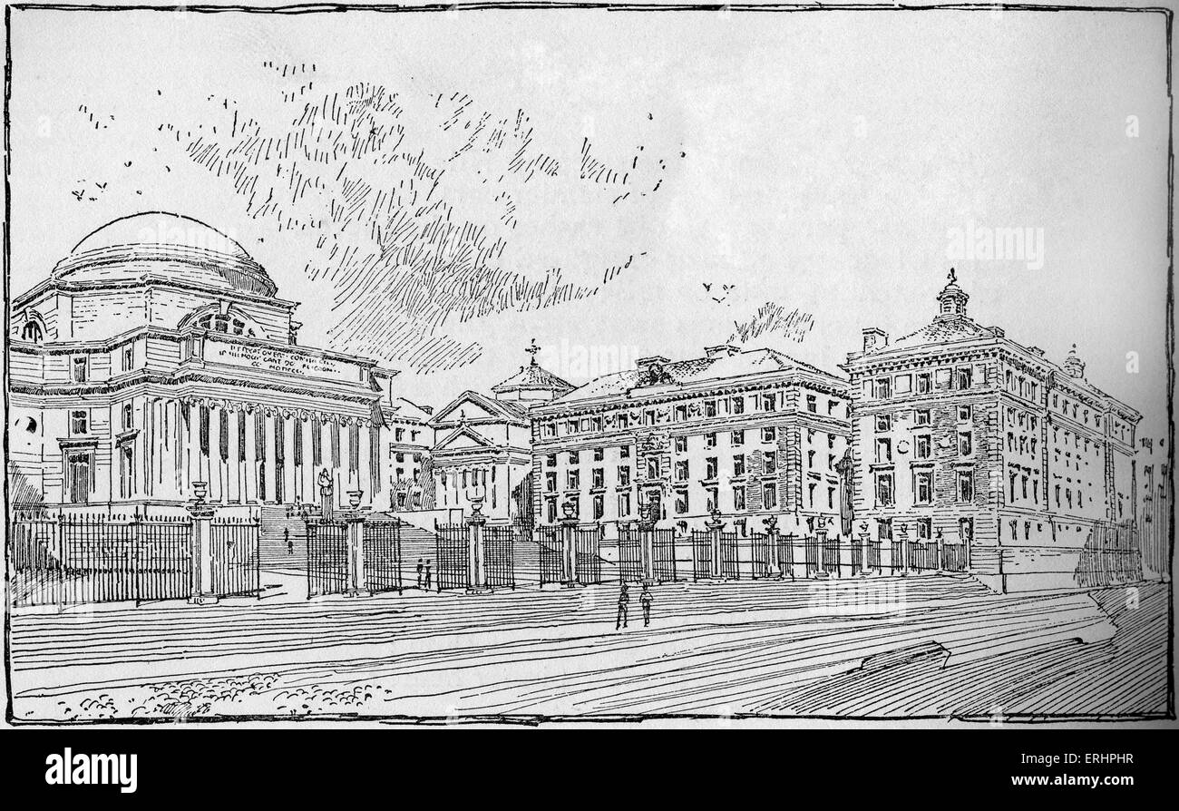 Columbia University Library - Ende des neunzehnten Jahrhunderts. New York, Vereinigte Staaten von Amerika. Stockfoto