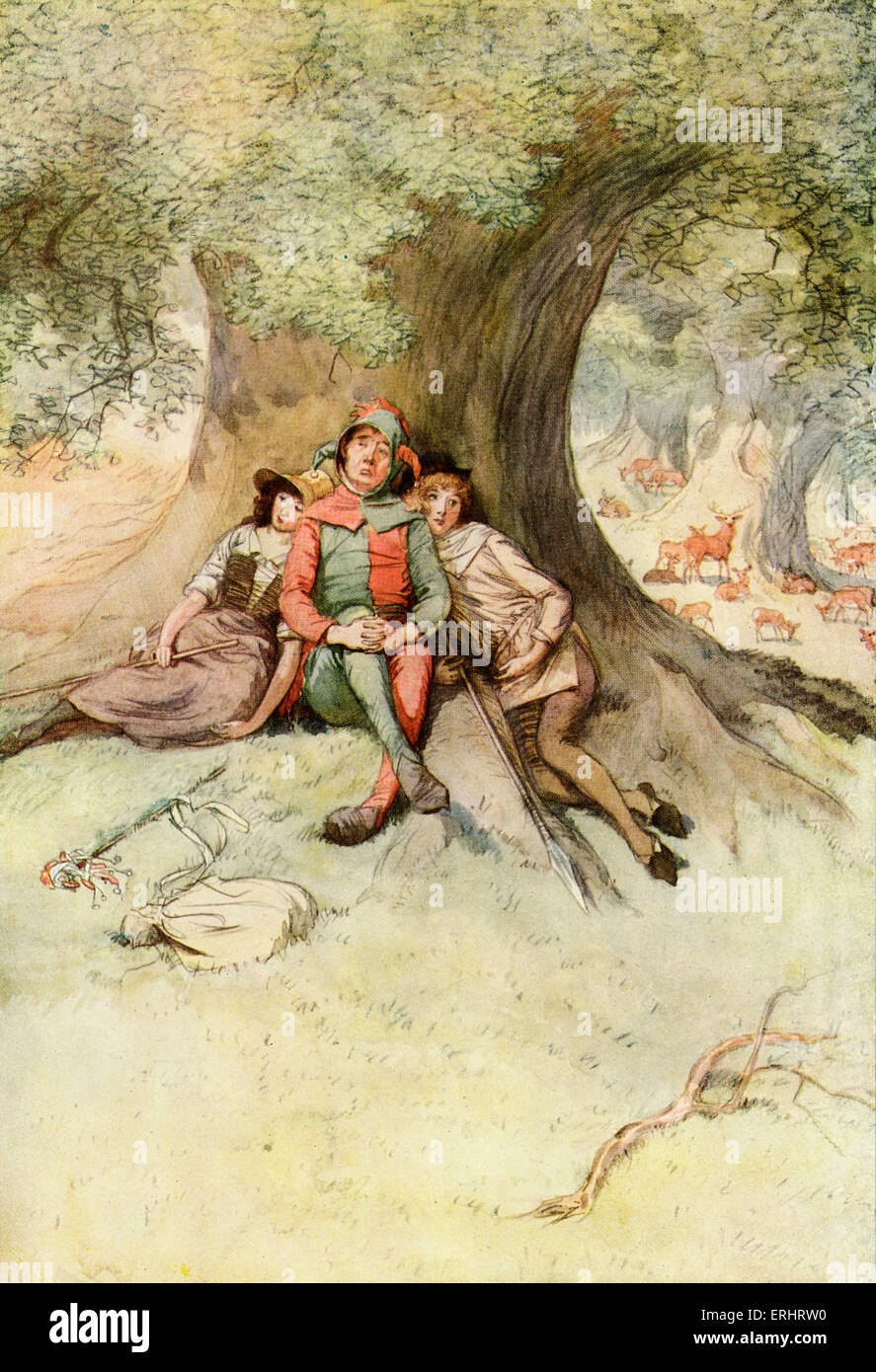 As You Like It Komodie Von William Shakespeare Illustriert