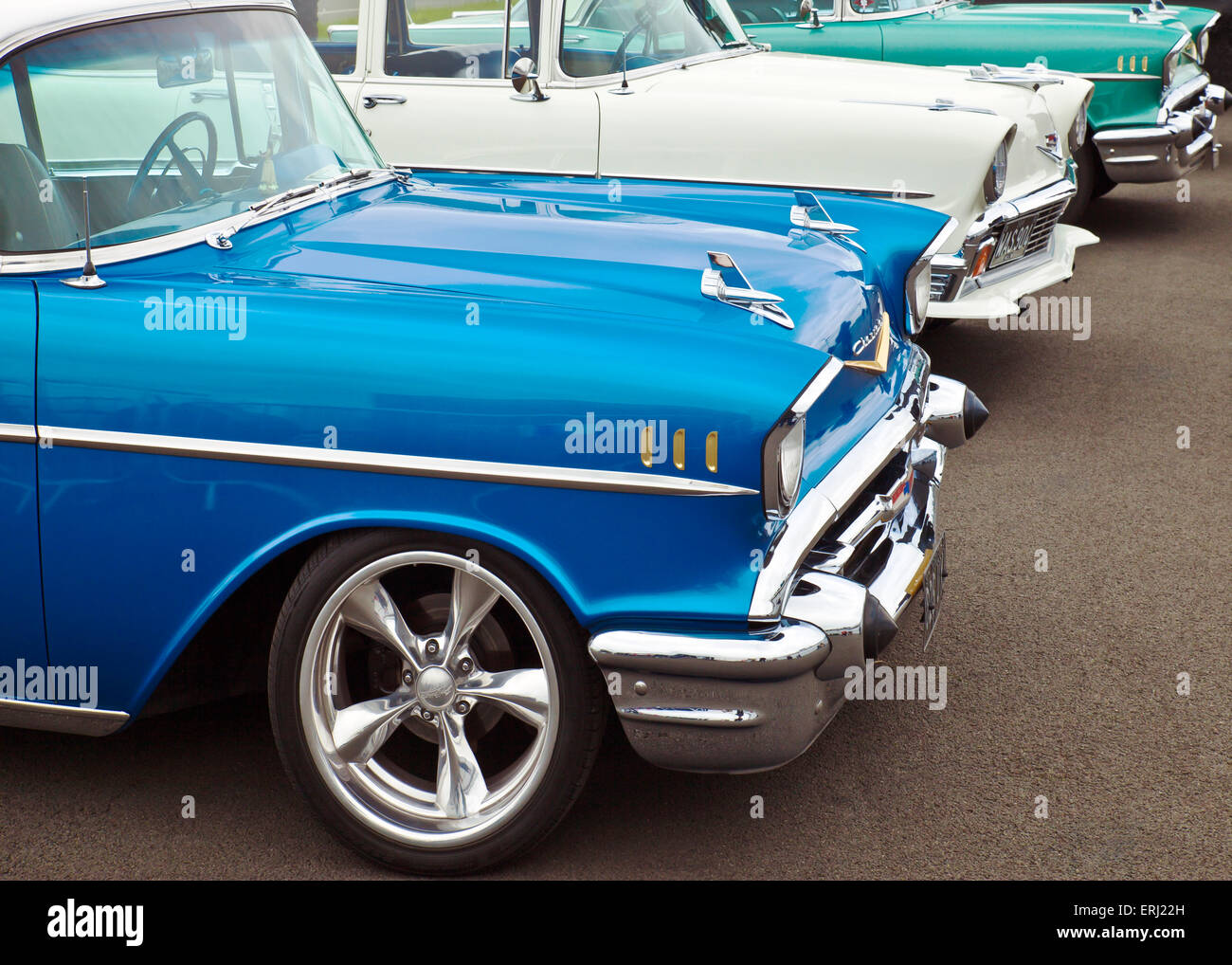 1950er Jahre Chevrolet Bel Air. Stockfoto