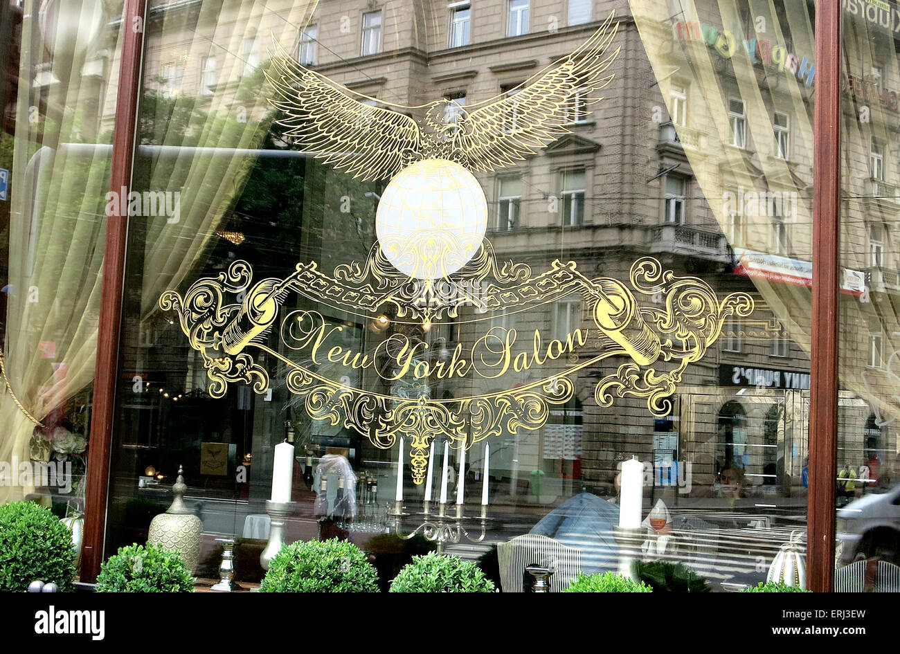 Das New York Café Budapest Ungarn Stockfoto