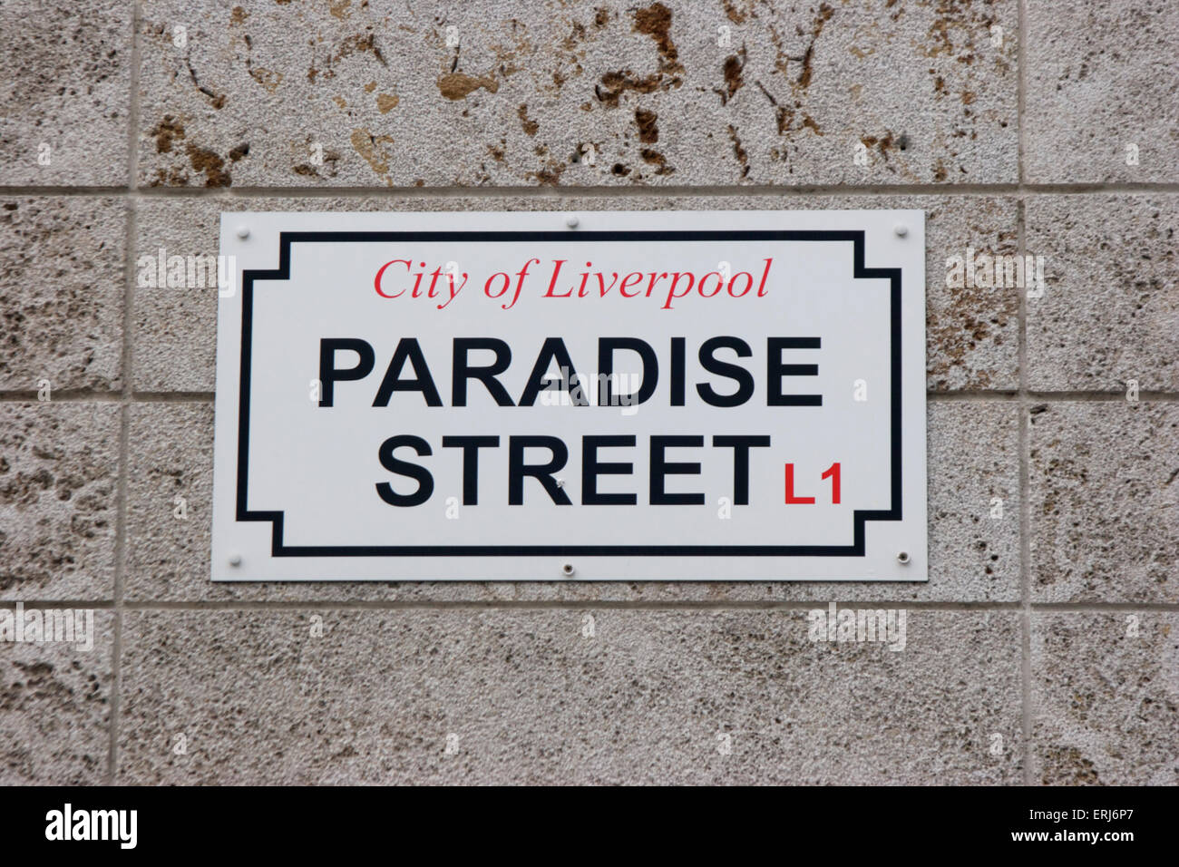 Paradise Street, Liverpool Stockfoto