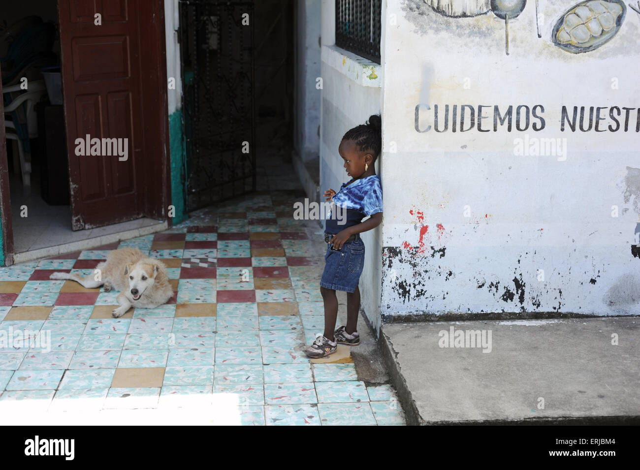 Livingston, Isabal Abteilung in Guatemala. Stockfoto Livingston, Isabal Abteilung in Guatemala. Stockfoto