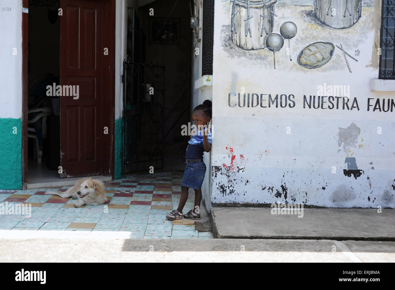 Livingston, Isabal Abteilung in Guatemala. Stockfoto Livingston, Isabal Abteilung in Guatemala. Stockfoto
