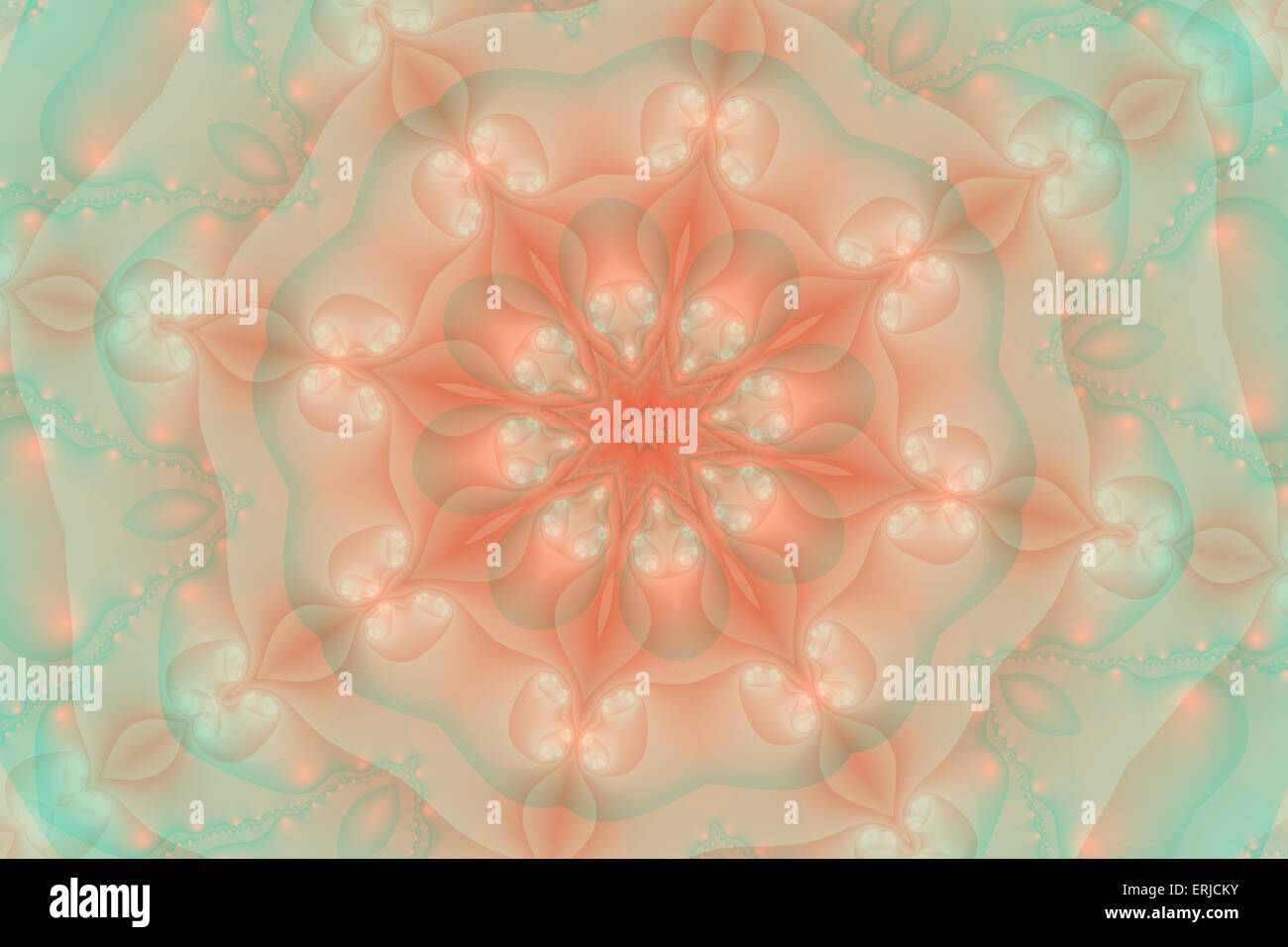 Zusammenfassung Hintergrund symmetrisches Muster. Stockfoto