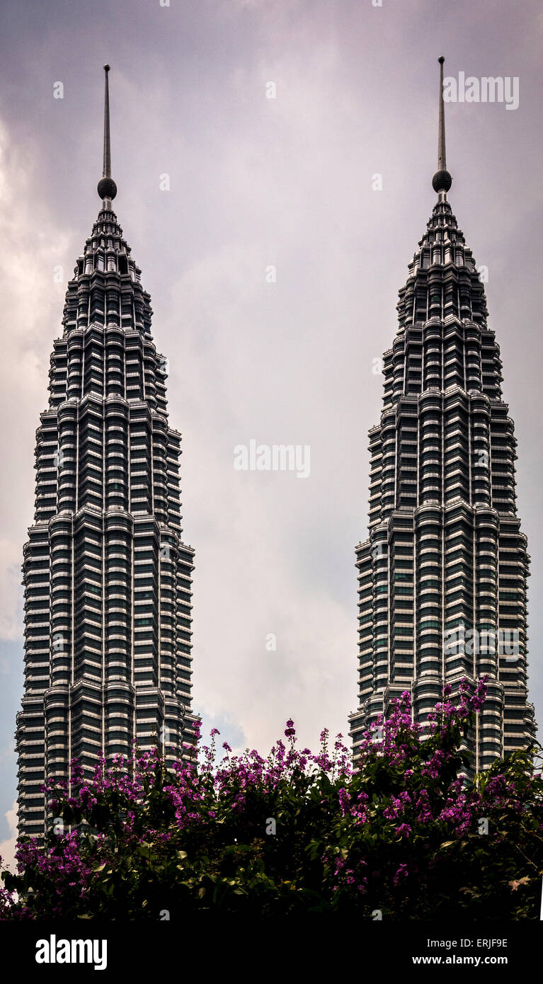 Petronas Twin Towers, Kuala Lumpur, Malaysia. Stockfoto
