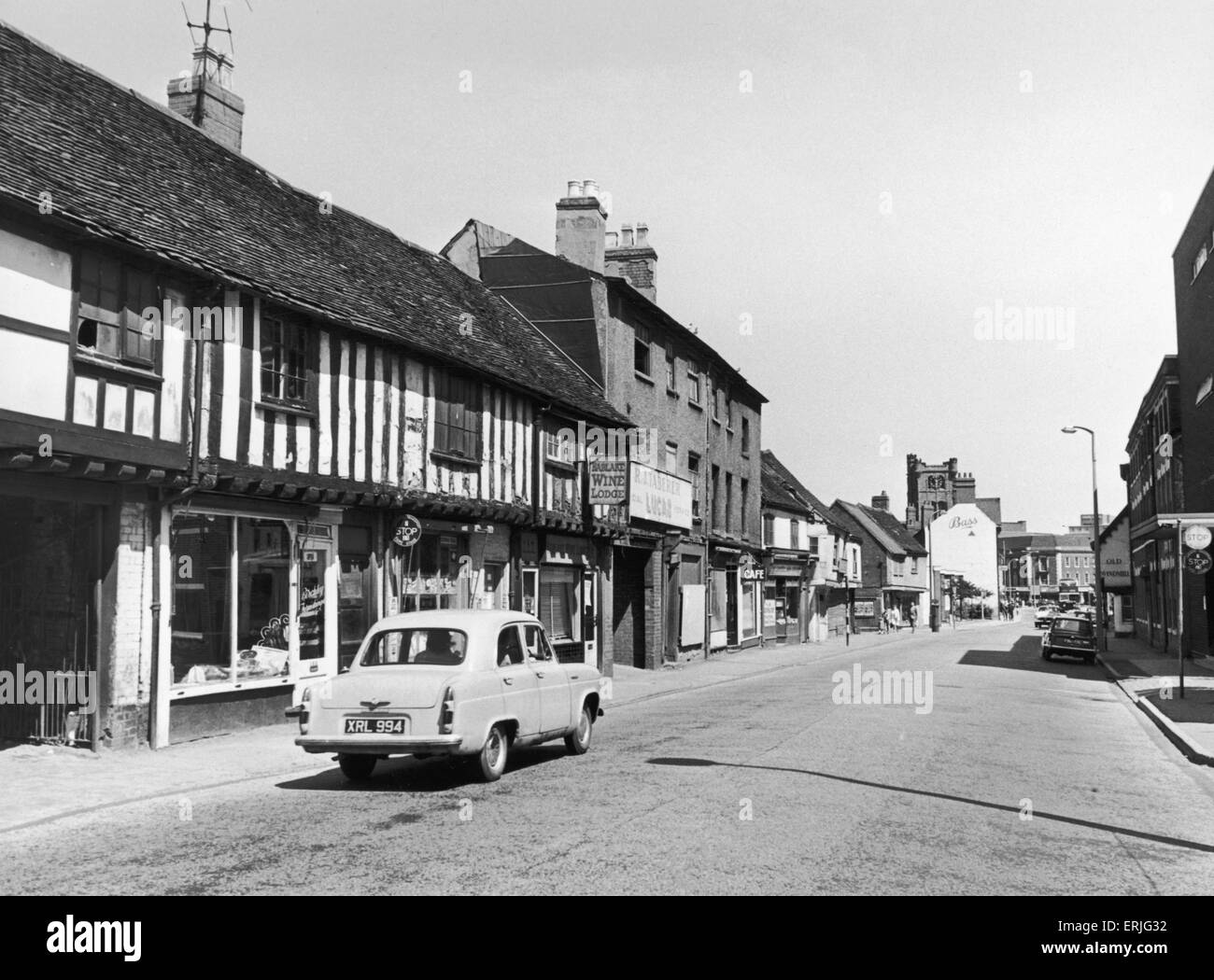 Spon Straße, Coventry 31. Mai 1966 Stockfoto