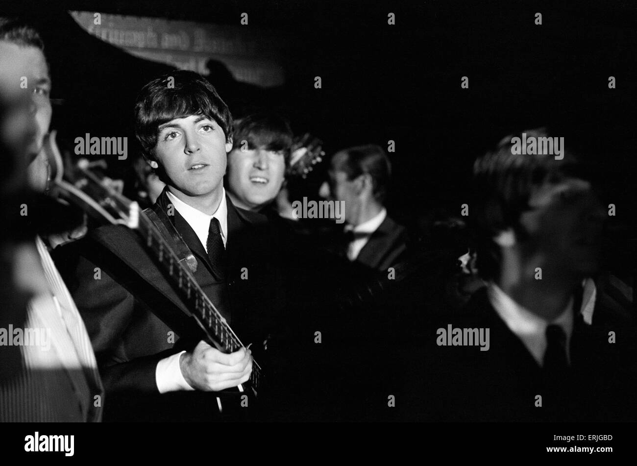 Die Beatles 1964 Amerikatour Indianapolis, Indiana State Fair Coliseum. 3. September 1964 Stockfoto