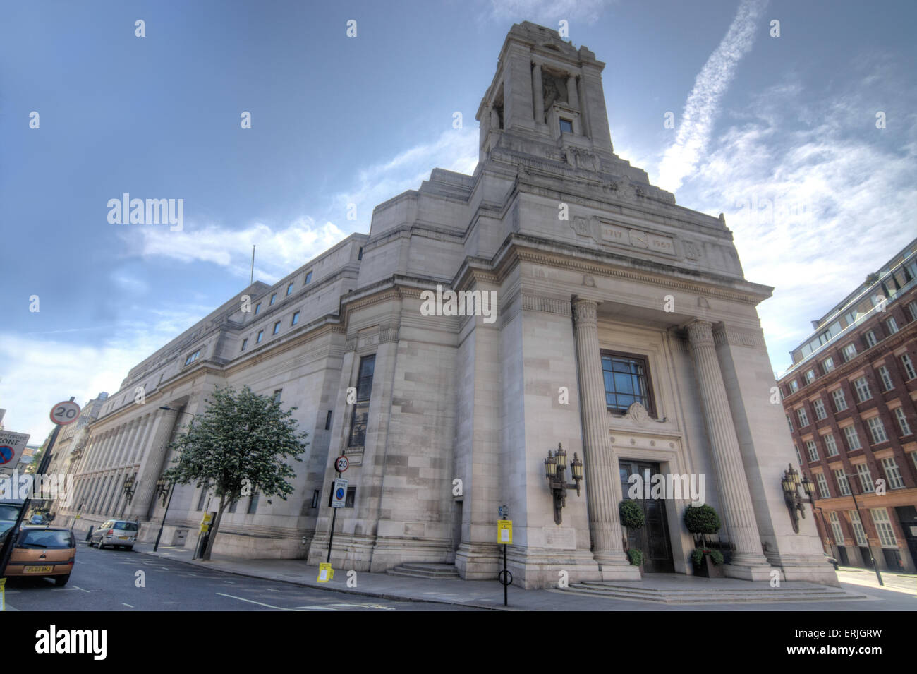 Freemasons' Hall in London Zentrale von der Vereinigten Großloge von England Stockfoto