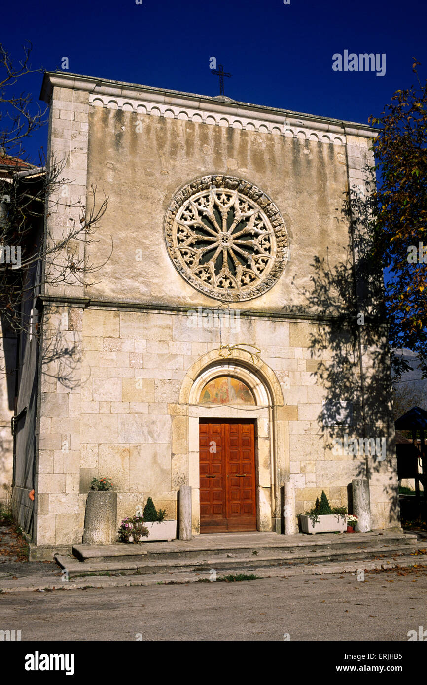 Italien, Abruzzen, Albe, chiesa di San Nicola Stockfoto
