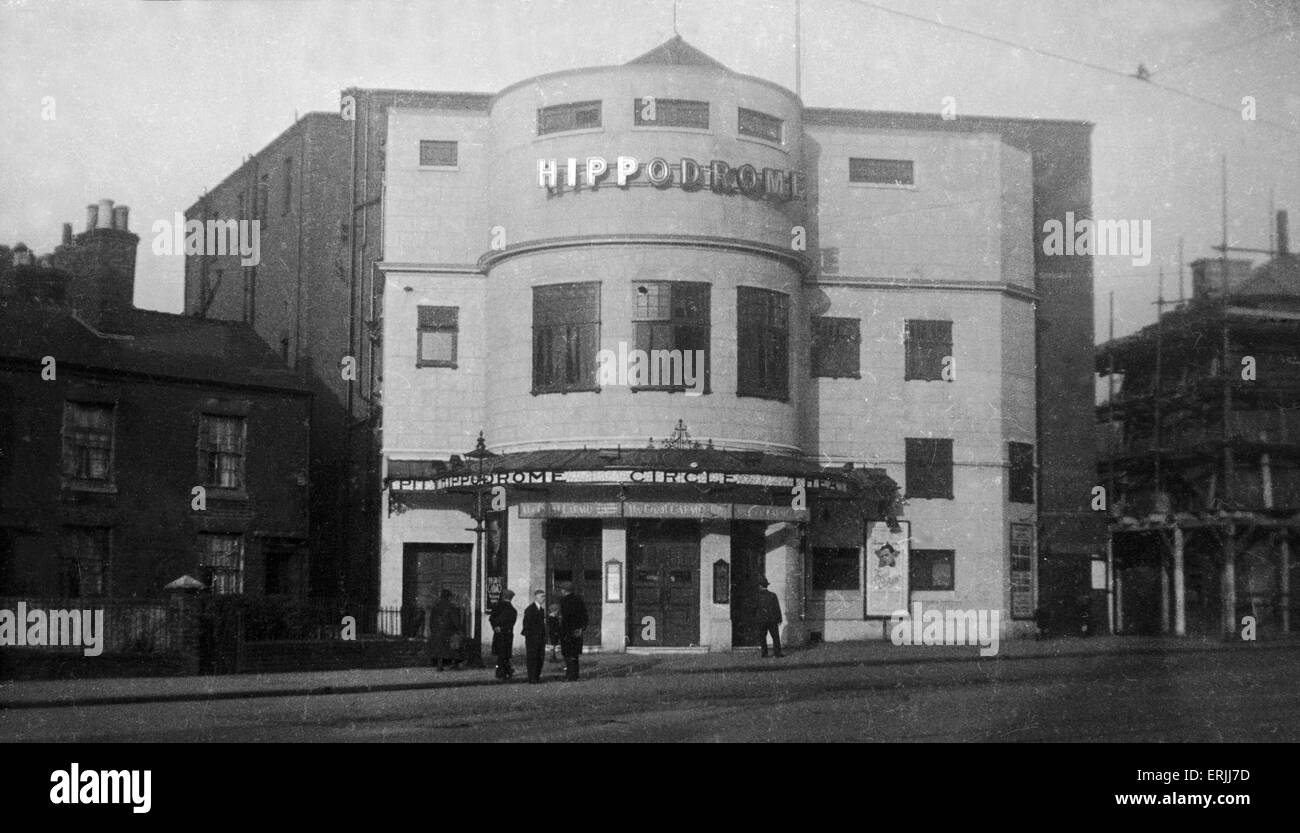 Das Hippodrome Theater ca. 1925 Stockfoto