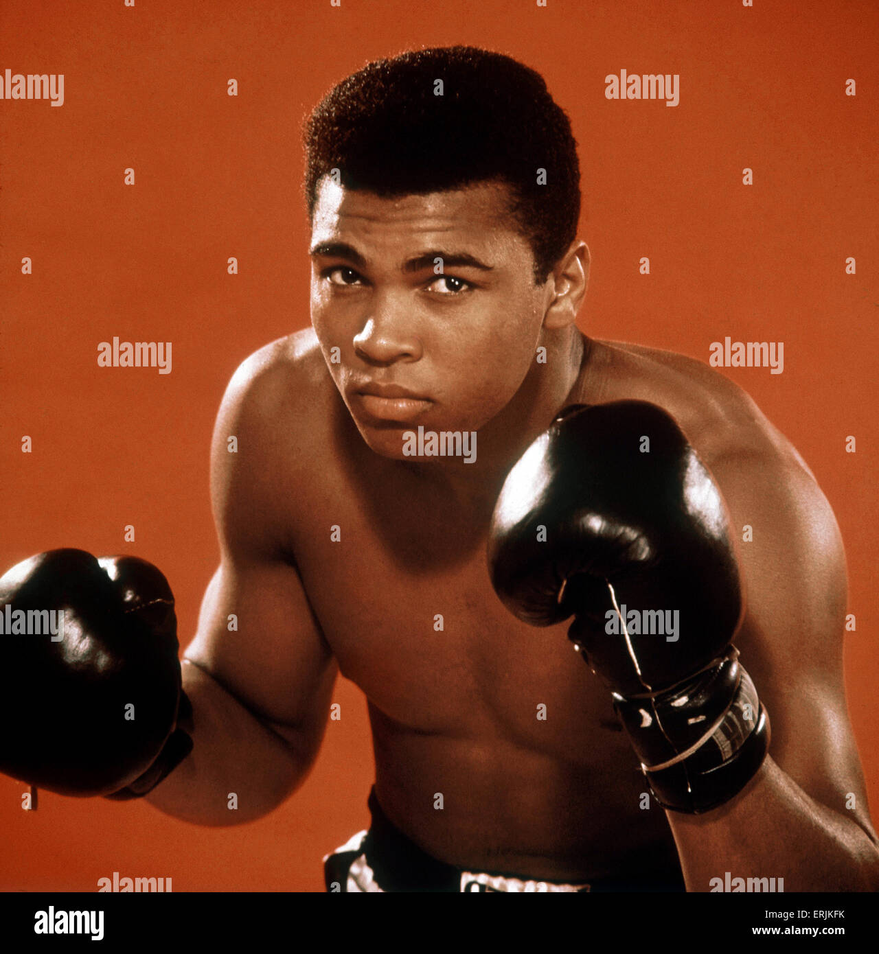 Muhammad Ali Alias Cassius Clay Boxer Foto-Shooting. Ca. 1966 Stockfoto