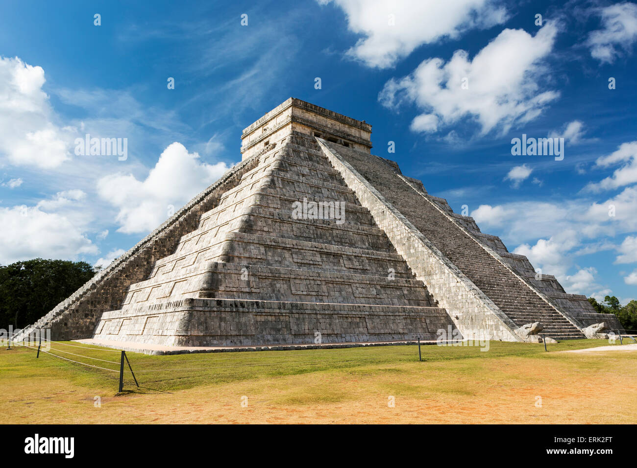 Maya, Mexiko, Pyramide, Unesco, Yucatan Stockfoto