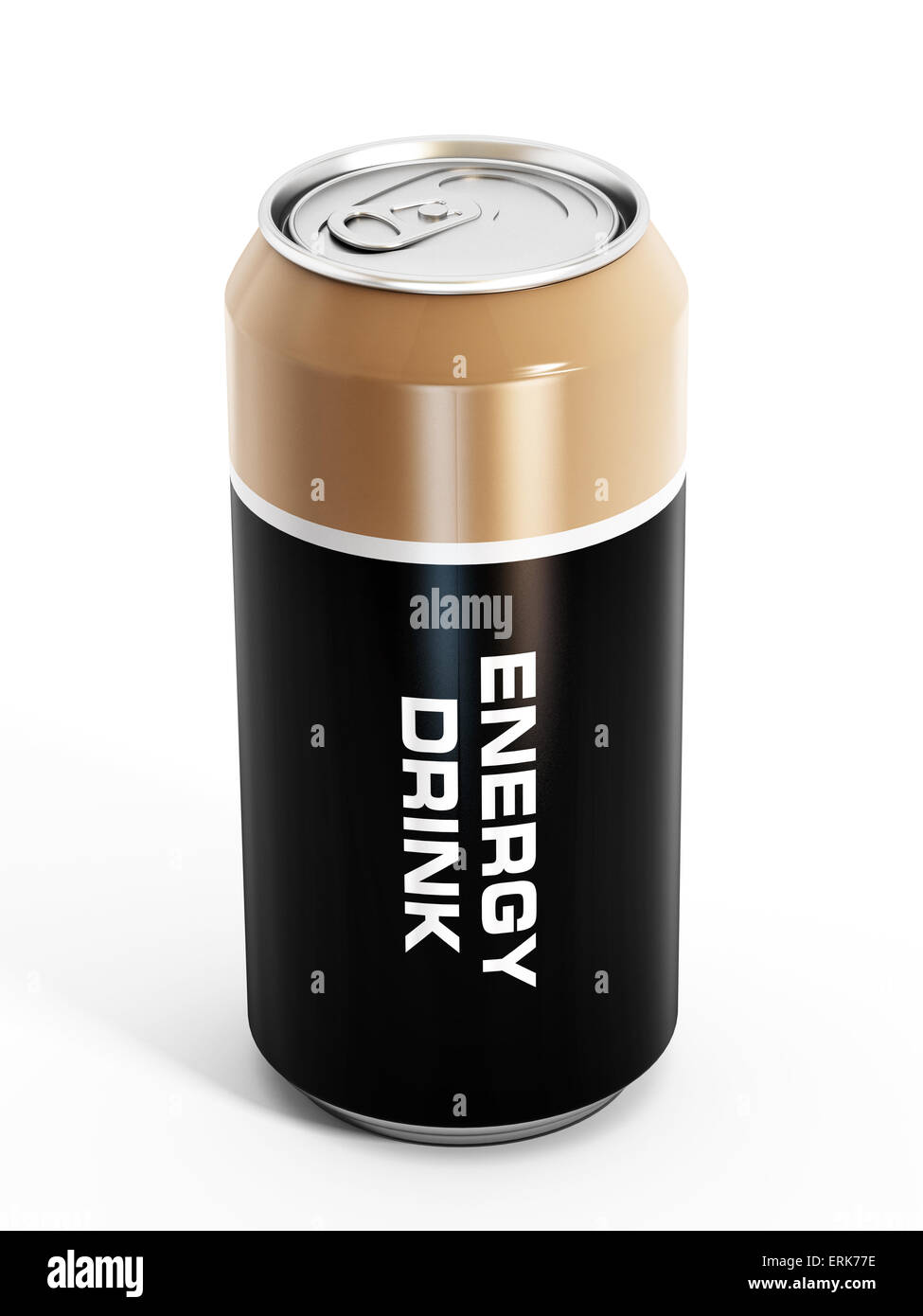 Energy-Drink kann isolierten auf weißen Hintergrund. Stockfoto