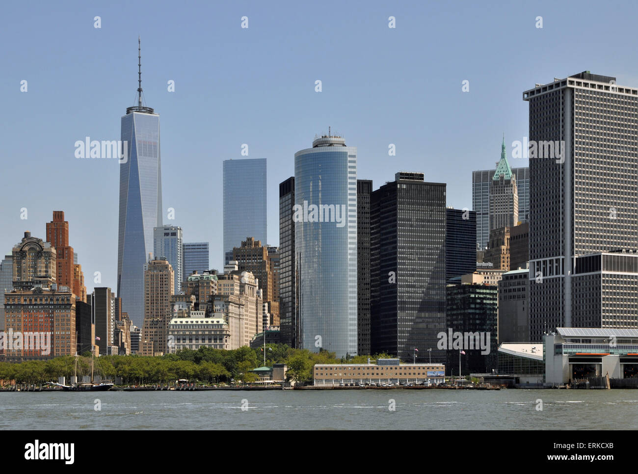 Freedom Tower, One World Trade Center, Süd-Manhattan, New York City, New York, USA Stockfoto