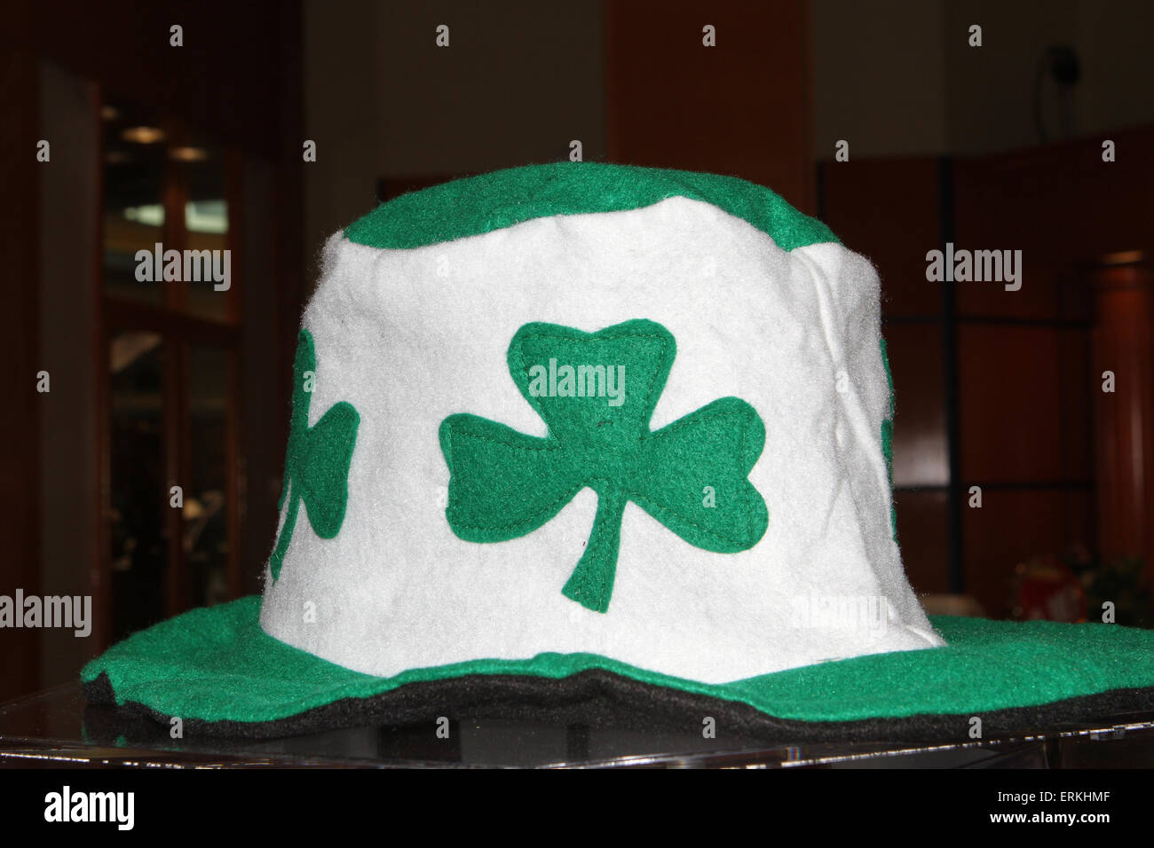 , St. Patricks Day, grün, Kleeblatt, Farbe, viel Glück Stockfoto