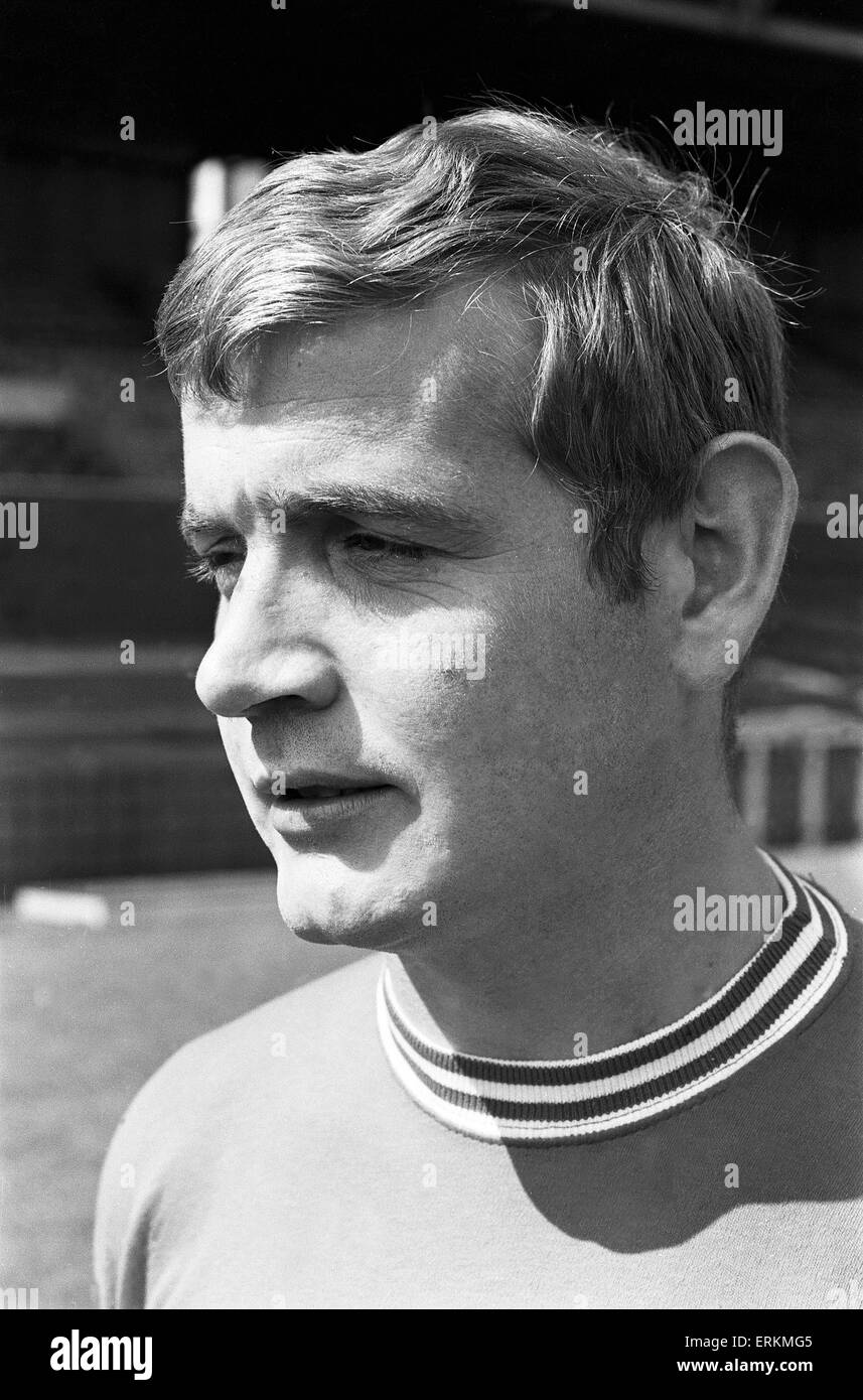 Nottingham Forest-Fototermin im City Ground. Joe Baker. Juli 1967. Stockfoto