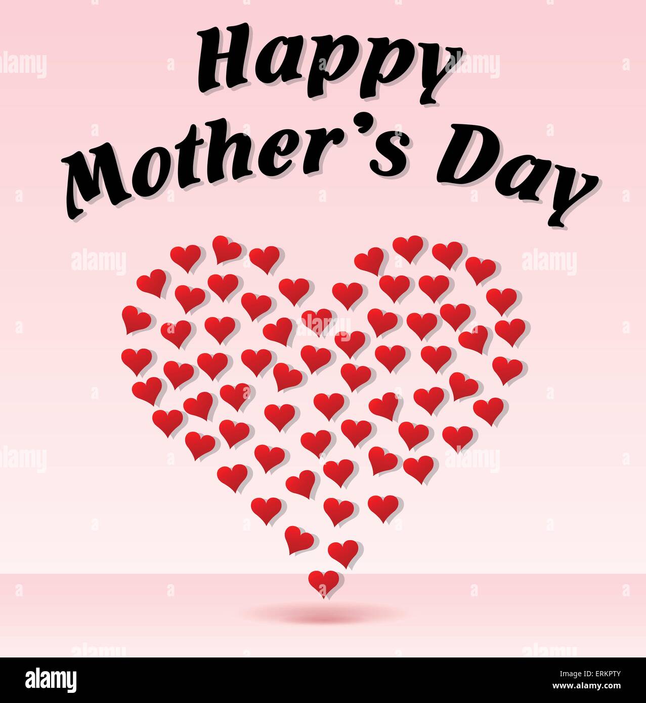 Vektor-Illustration von glücklichen Mütter Tag Hintergrund Konzept Stock Vektor