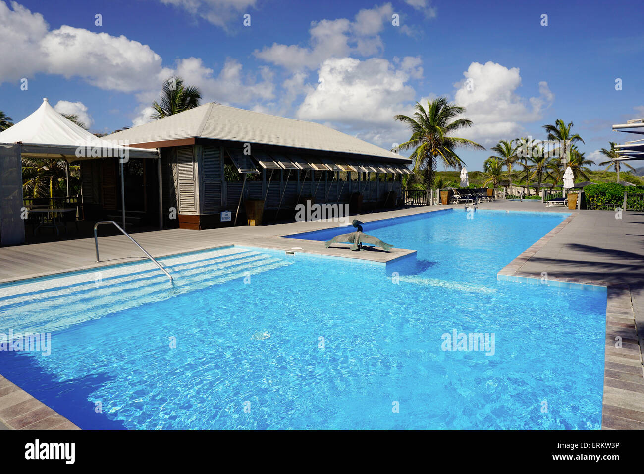 Nesbit Strandclub, Nevis, St. Kitts und Nevis, Leeward-Inseln, West Indies, Karibik, Mittelamerika Stockfoto