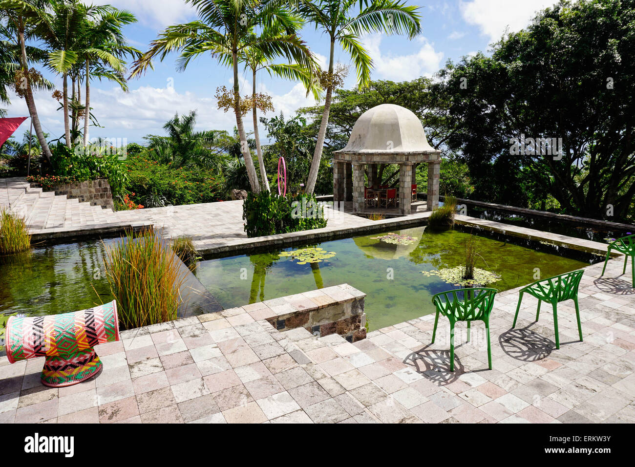 Golden Rock Plantation Inn, Nevis, St. Kitts und Nevis, Leeward-Inseln, West Indies, Karibik, Mittelamerika Stockfoto