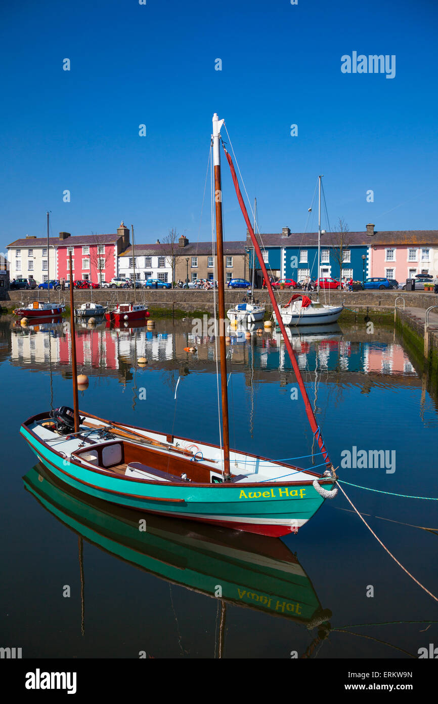 Aberaeron, Ceredigion, Wales, Vereinigtes Königreich, Europa Stockfoto