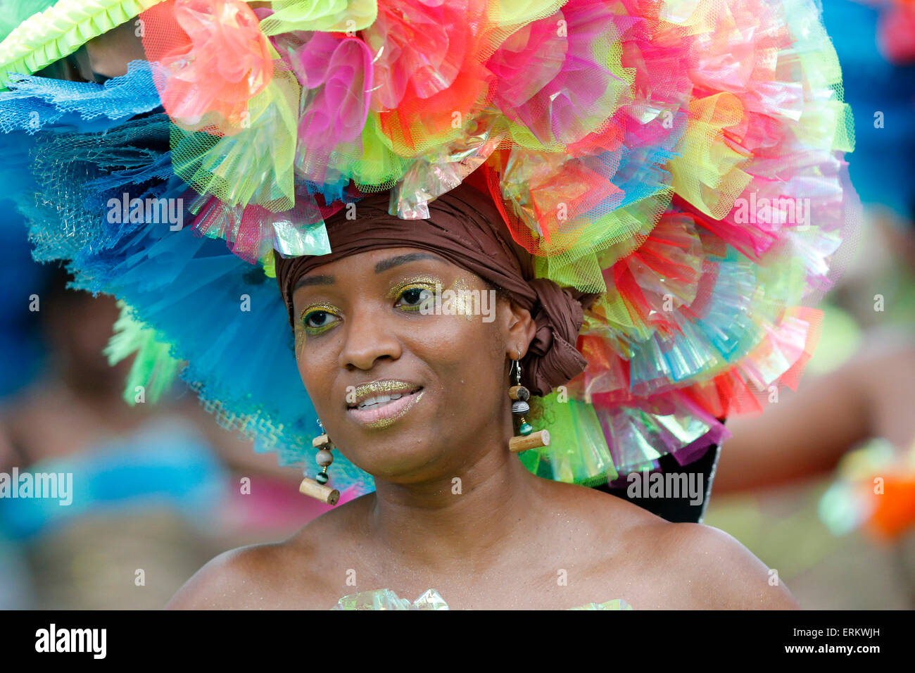Paris tropischen Sommer-Karneval, Paris, Frankreich, Europa Stockfoto