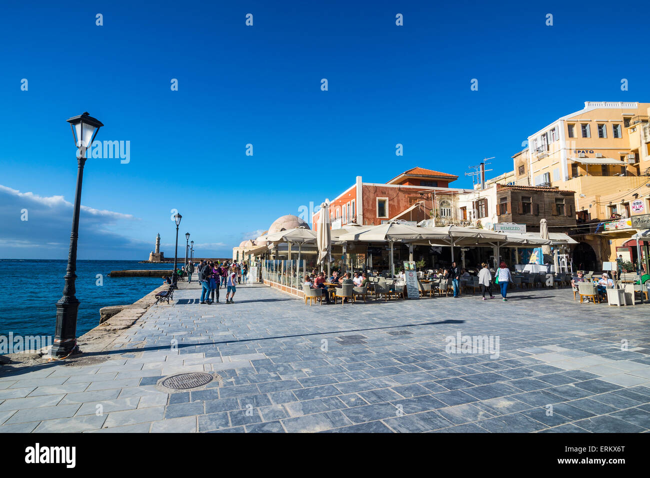 Chania, Kreta, griechische Inseln, Griechenland, Europa Stockfoto