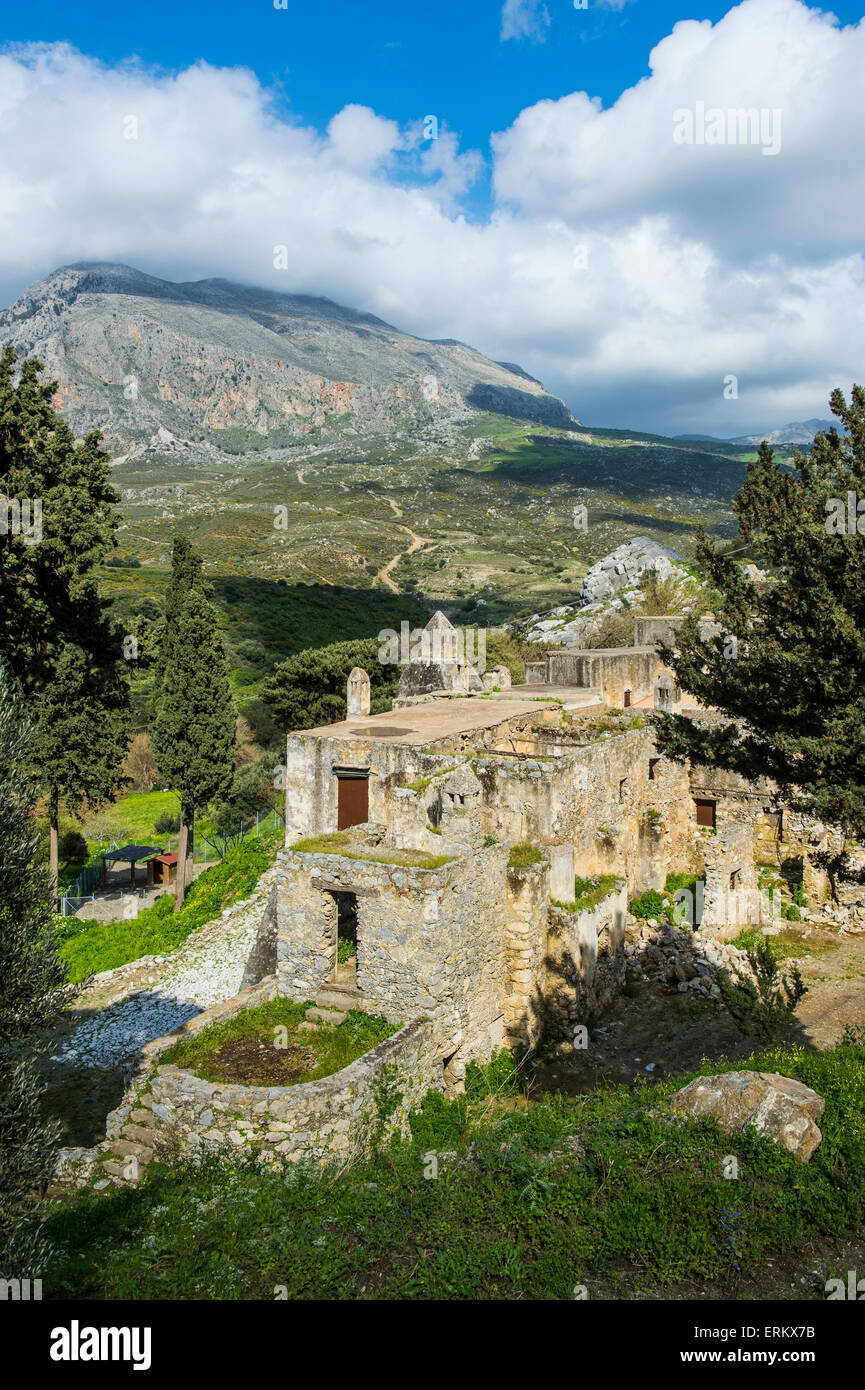 Kloster Kato Preveli (Kato Moni Preveli), Kreta, griechische Inseln, Griechenland, Europa Stockfoto