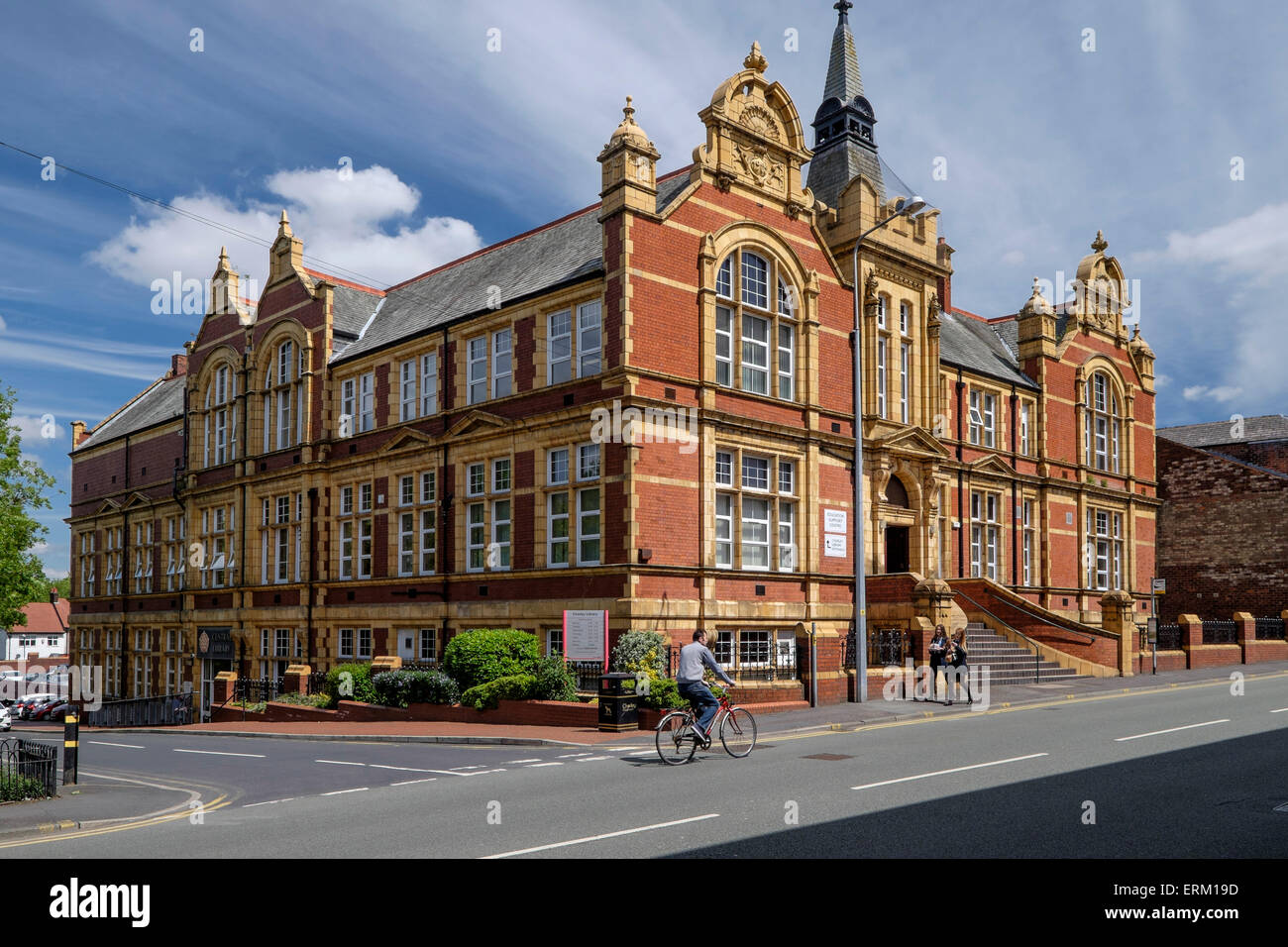 Central-Bibliotheksgebäude Chorley, Lancashire UK Stockfoto