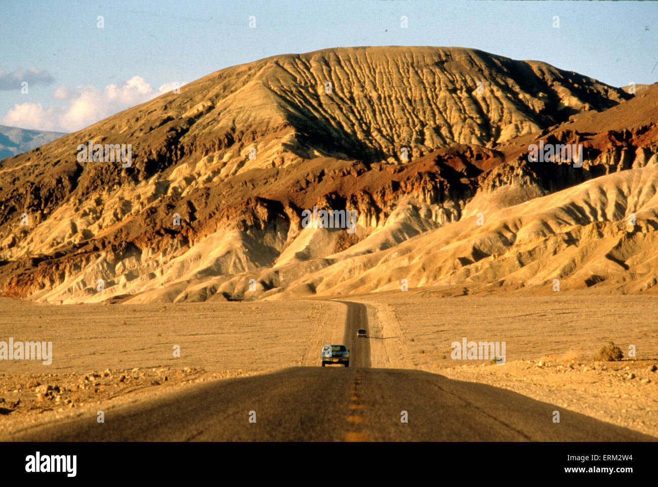 DEATH VALLEY, Kalifornien. Foto Zustand Tourist Board Stockfoto