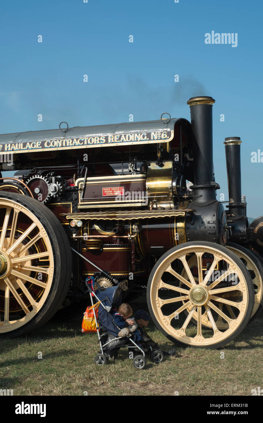 Welland Steam Rally nahe Malvern Hills in Worcestershire Stockfoto