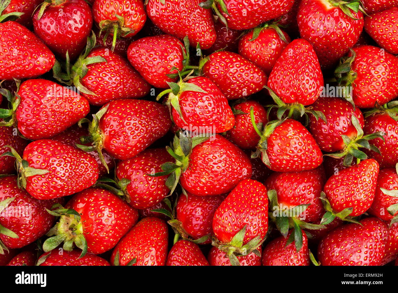 Erdbeer-Textur Stockfoto