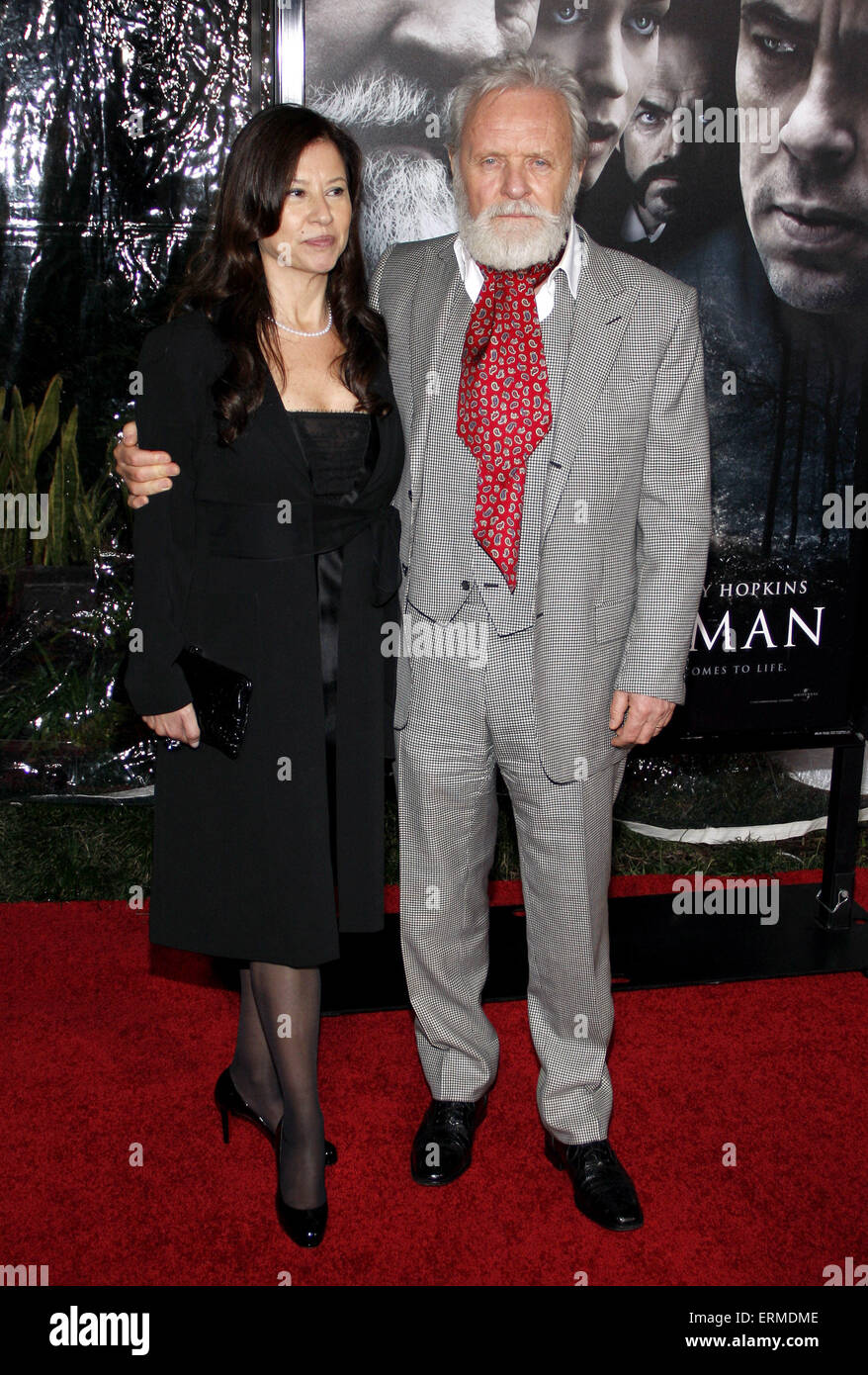 Anthony Hopkins und Stella Arroyave Stockfotografie Alamy