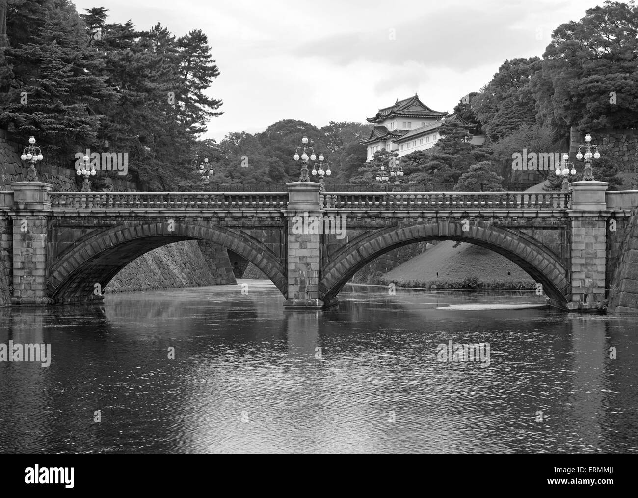 Die Hofburg, Heimat des Kaisers Tokyo, Japan Stockfoto