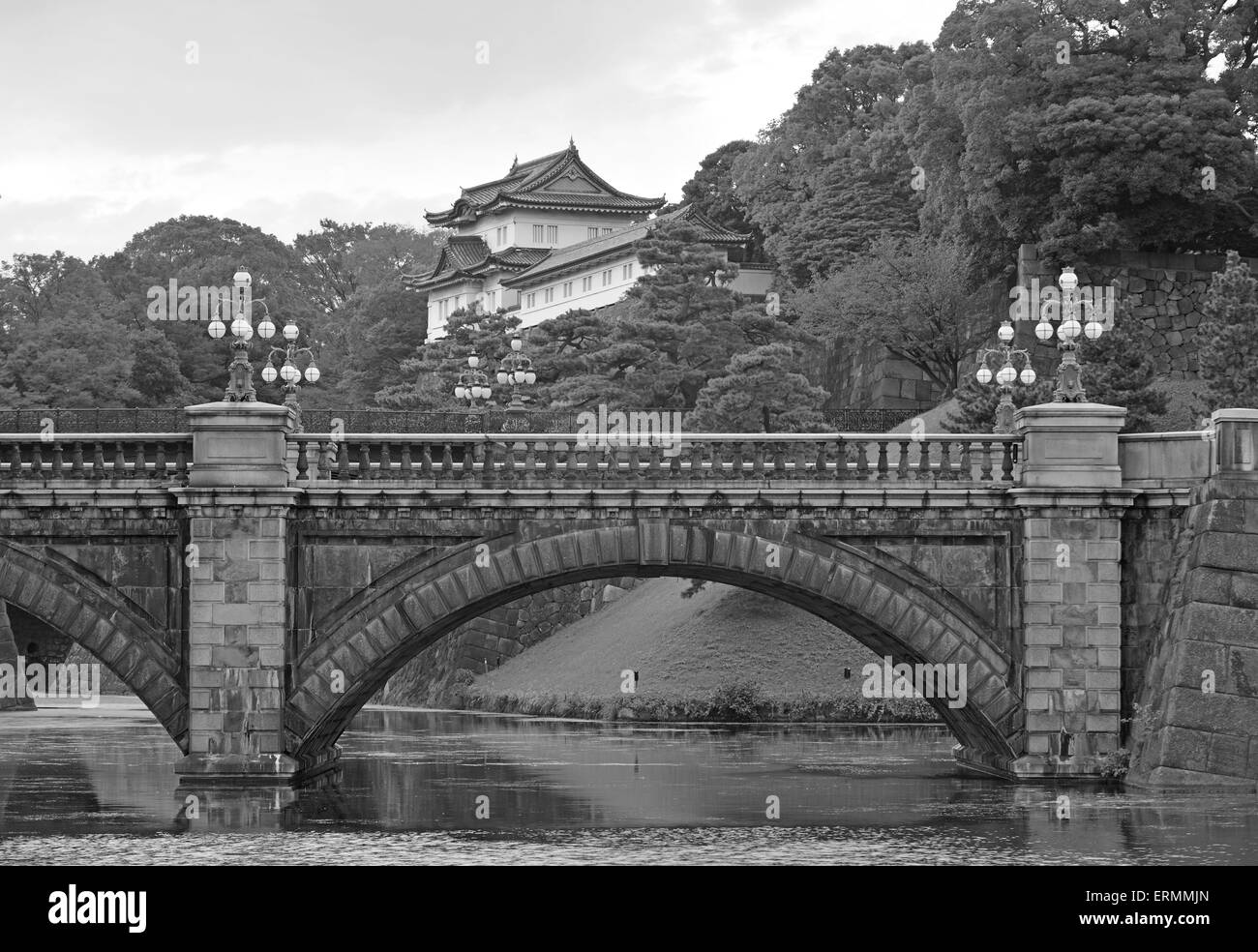 Die Hofburg, Heimat des Kaisers Tokyo, Japan Stockfoto
