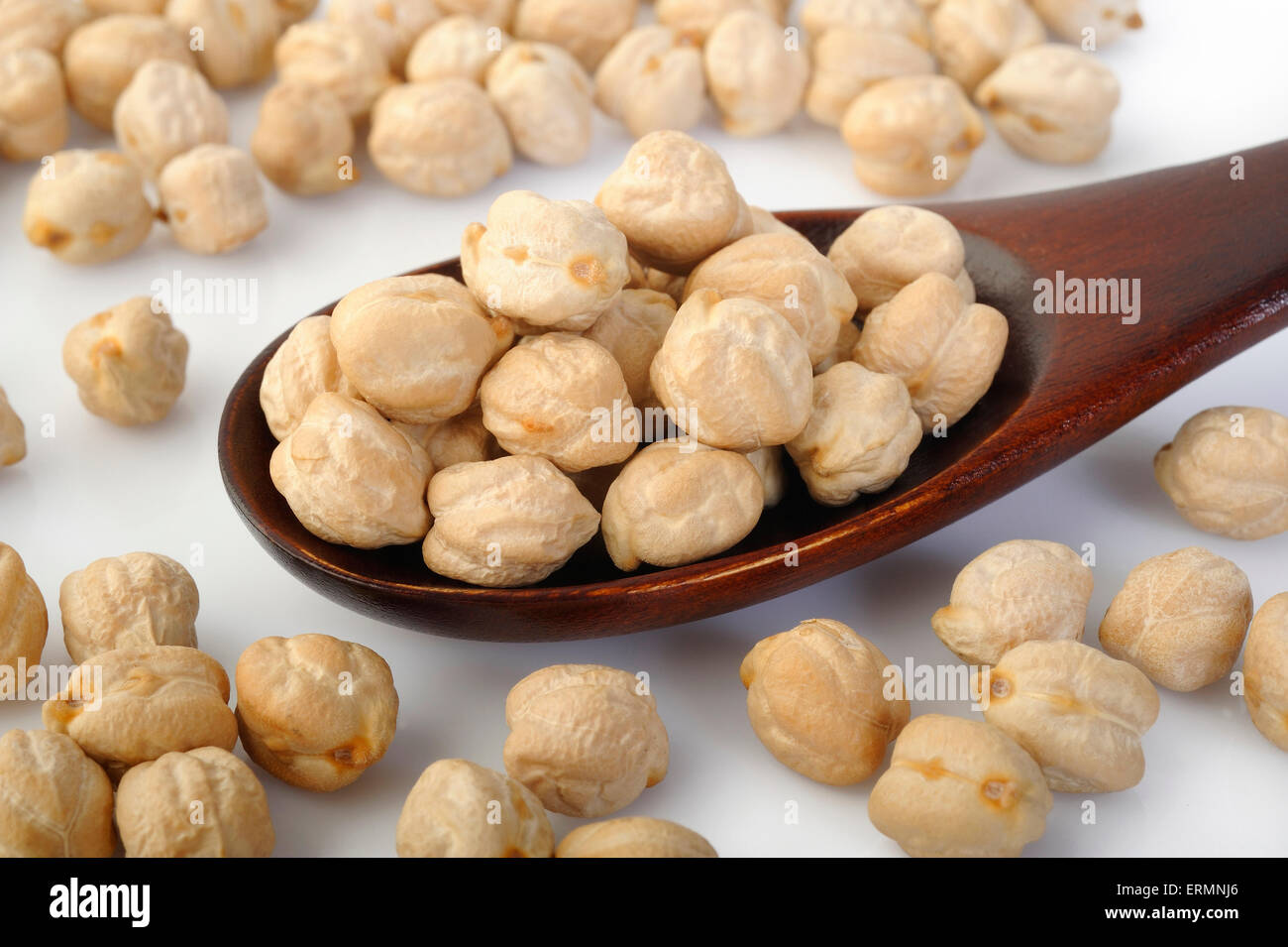 Garbanzo Bohnen Stockfoto