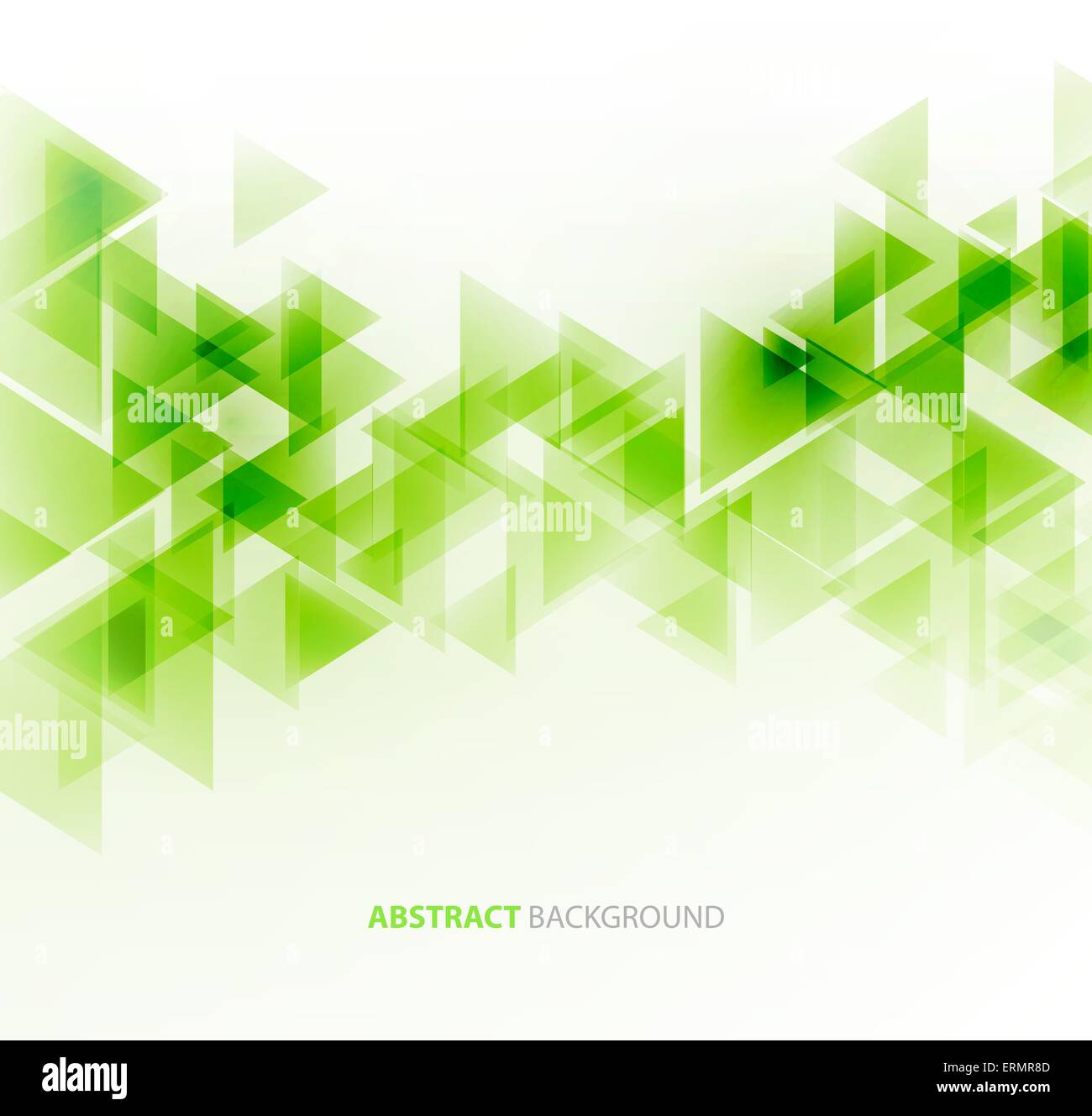 Abstrakten geometrischen Hintergrund mit transparenten Dreiecken. Vektor-Illustration. Broschüre design Stock Vektor