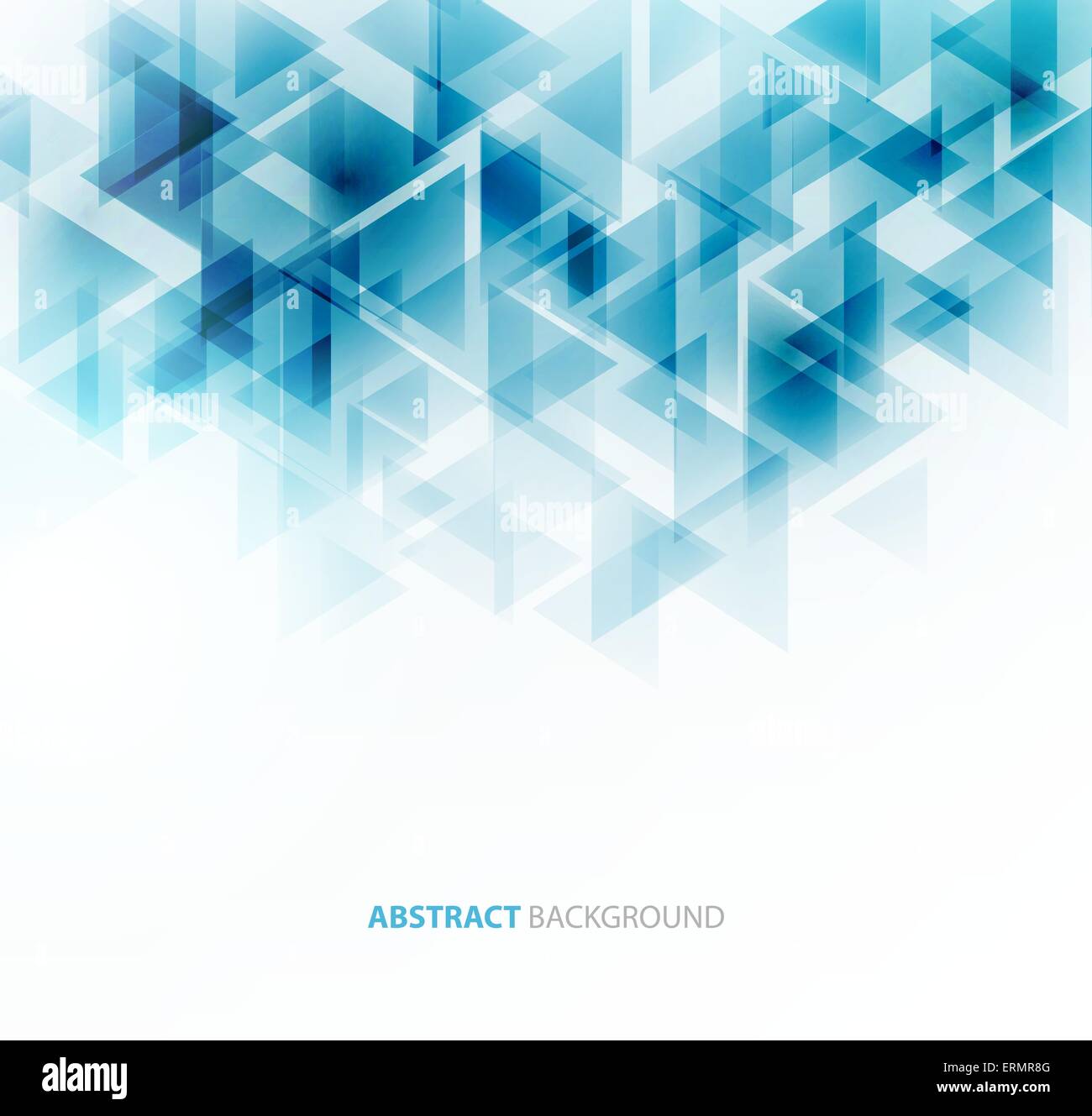 Abstrakten geometrischen Hintergrund mit transparenten Dreiecken. Vektor-Illustration. Broschüre design Stock Vektor
