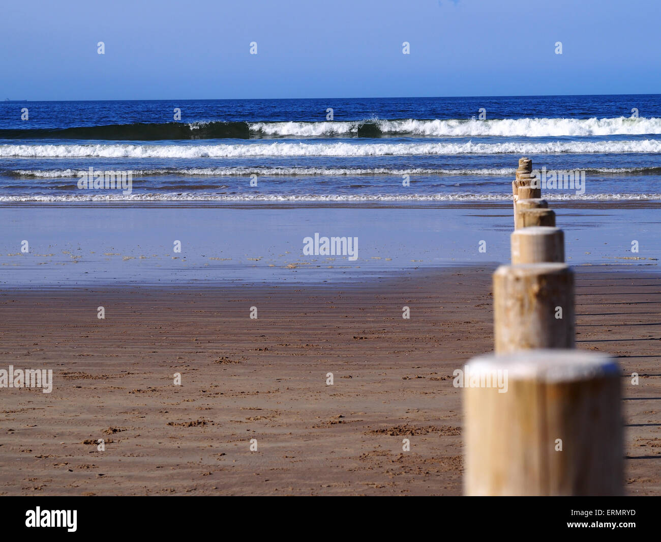 Strand Urlaub Wasser Blick auf das Meer Stockfoto