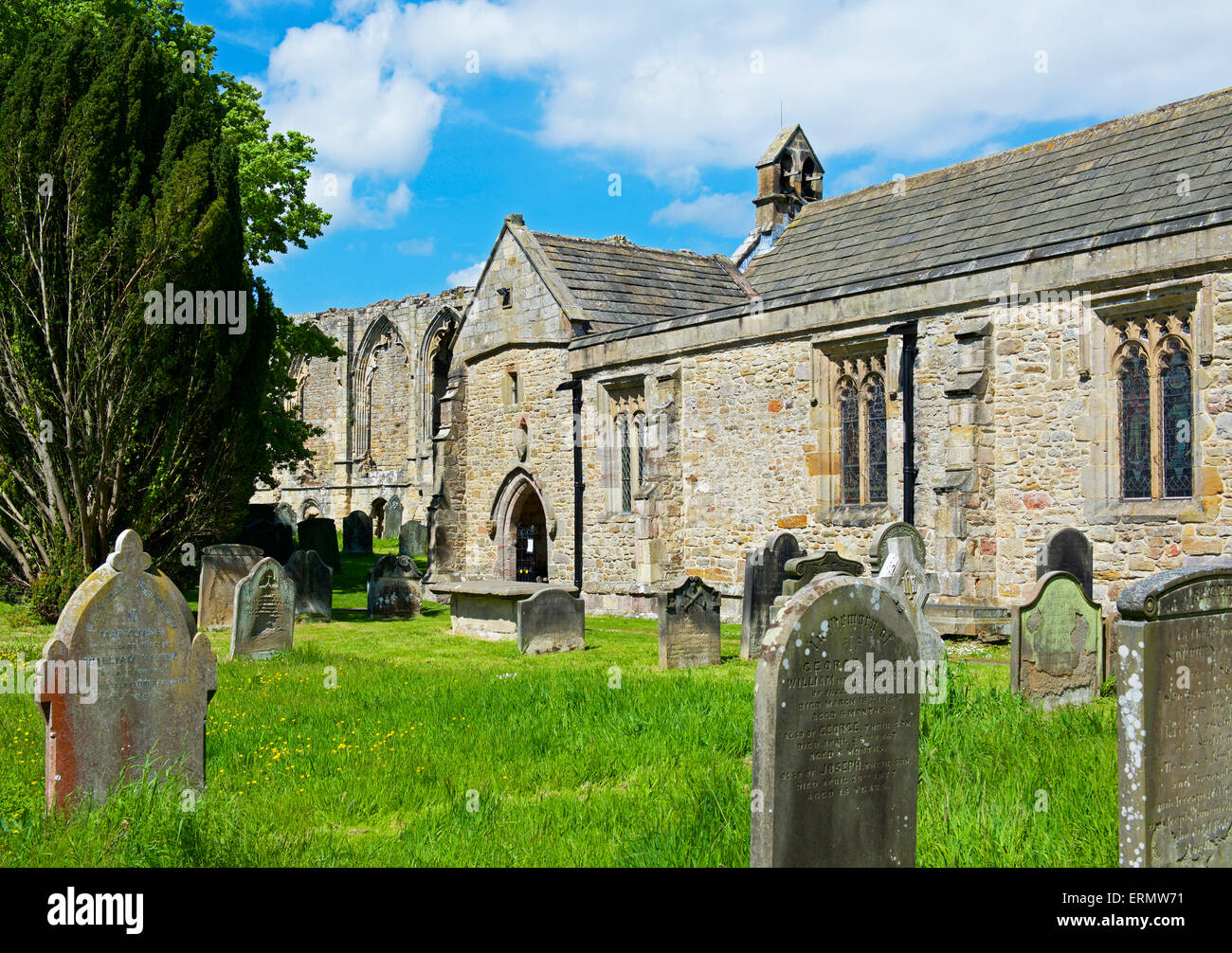 St. Agatha "Kirche, Platten, in der Nähe von Richmond, North Yorkshire, England UK Stockfoto